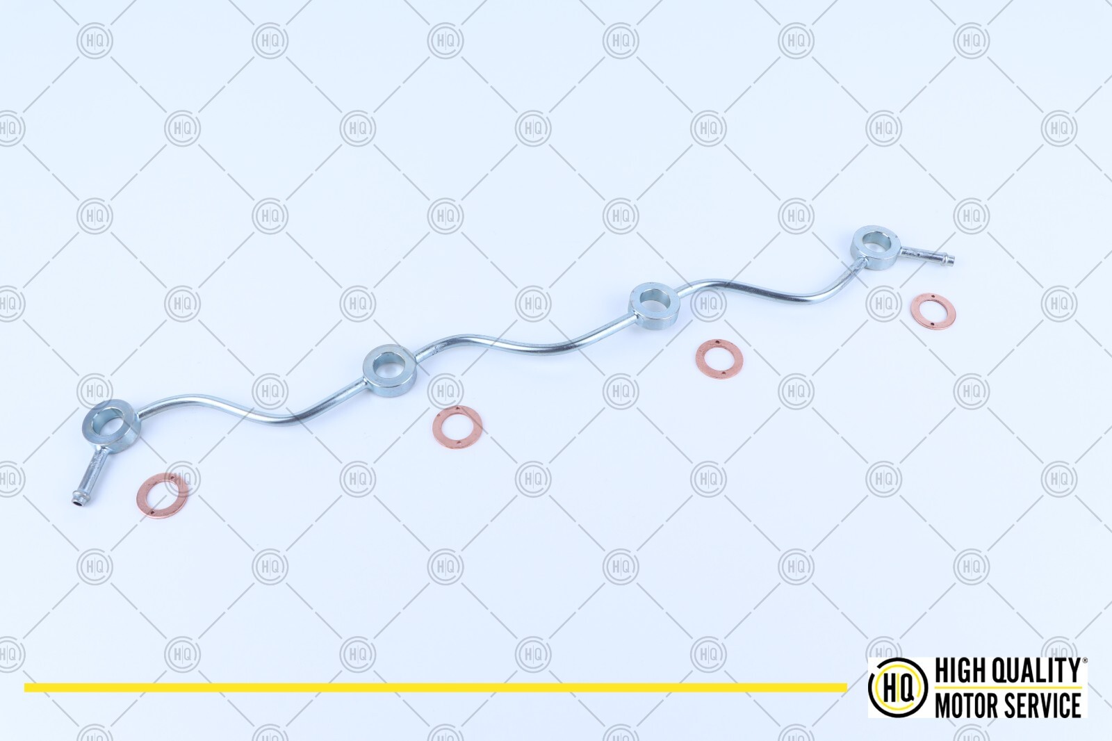 Fuel Return Pipe with washers for Kubota 1C020-42500, V3300, V3600, V3800.