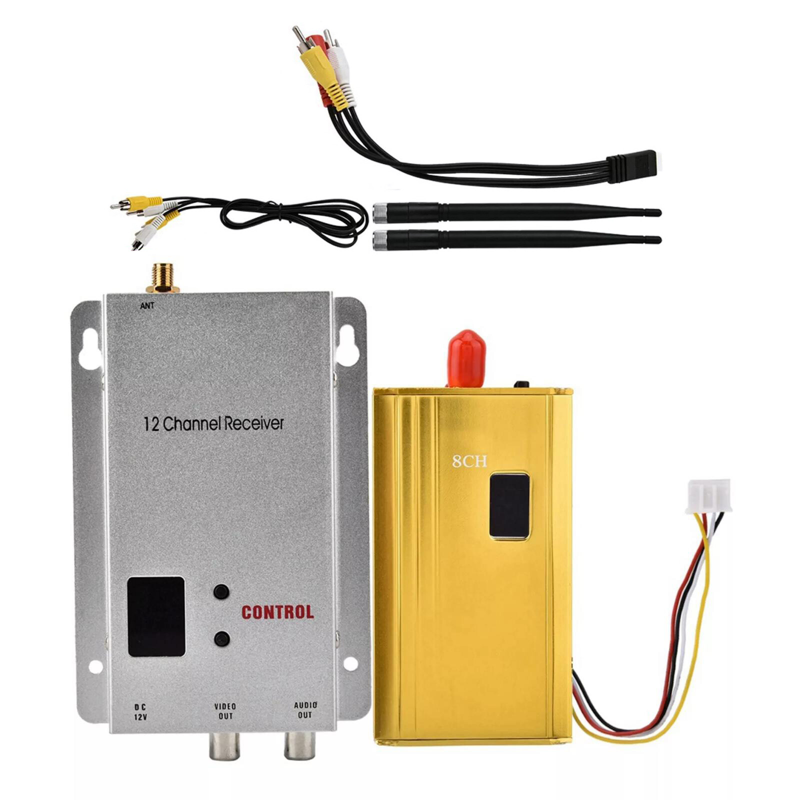500-1200M 1.2GHz Wireless Audio/Video Transmitter-Receiver CCTV Accessories