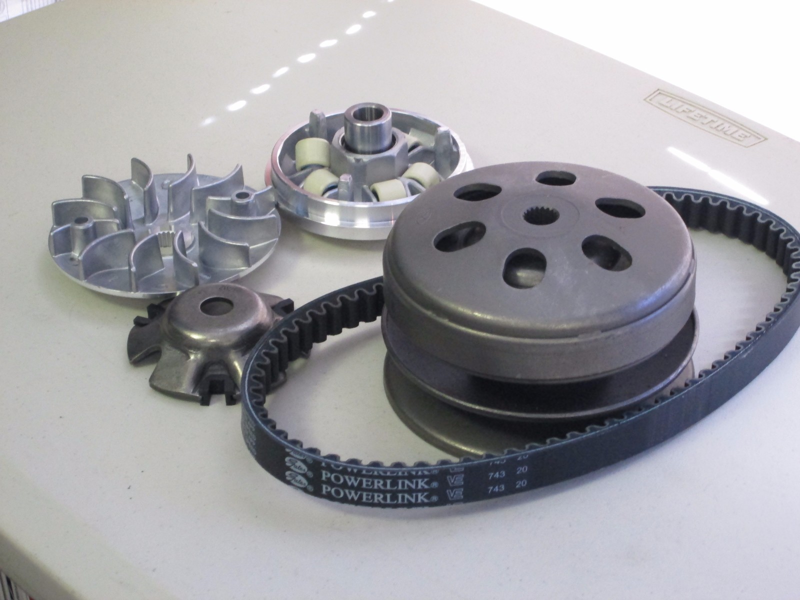 TRANSMISSION CLUTCH PULLEY REBUILD KIT ETON YUKON VIPER 150 ATV W/ UPGRADED BELT