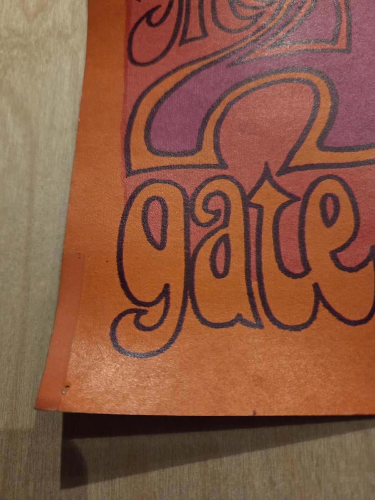 Big Brother Janis Ark Sausalito Poster AOR 2.309 1967 2nd Print RP-2 BG FD