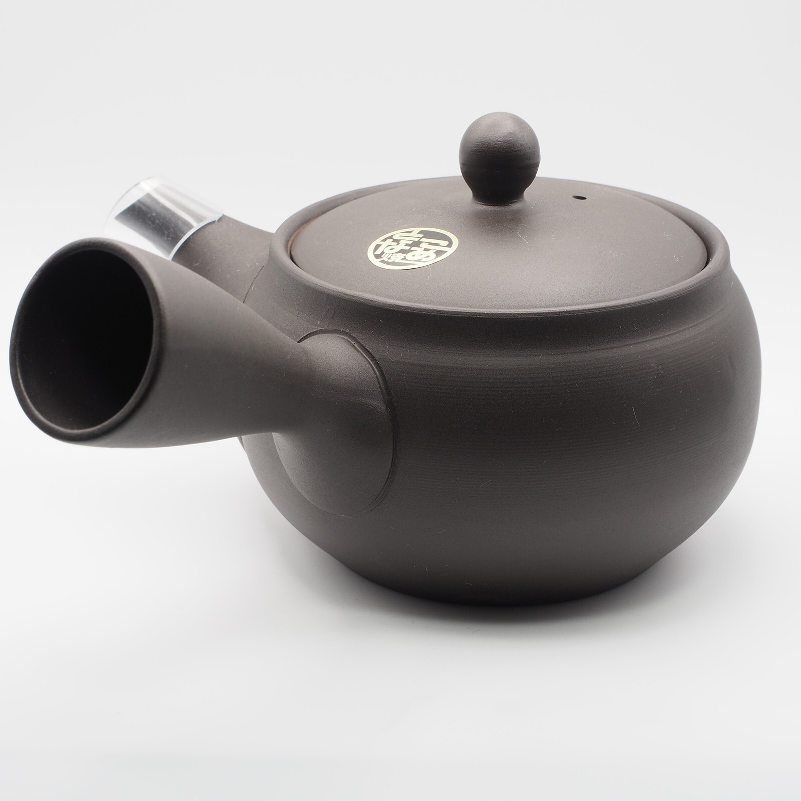 Japanese Teapot Kyusu Tokoname Ware 'Dark Gray Ceramesh' 330ml Japan-Made NEW