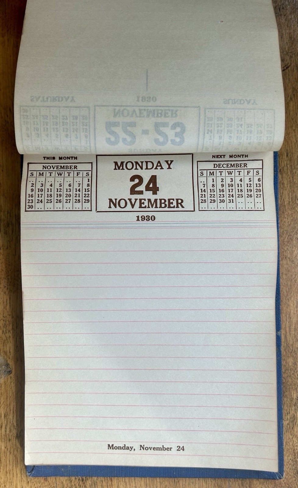 1930 WILLOCK OIL Calendar EVERYTHING PETROLEUM Pittsburgh Pa x/r WAVERLY +Spooky