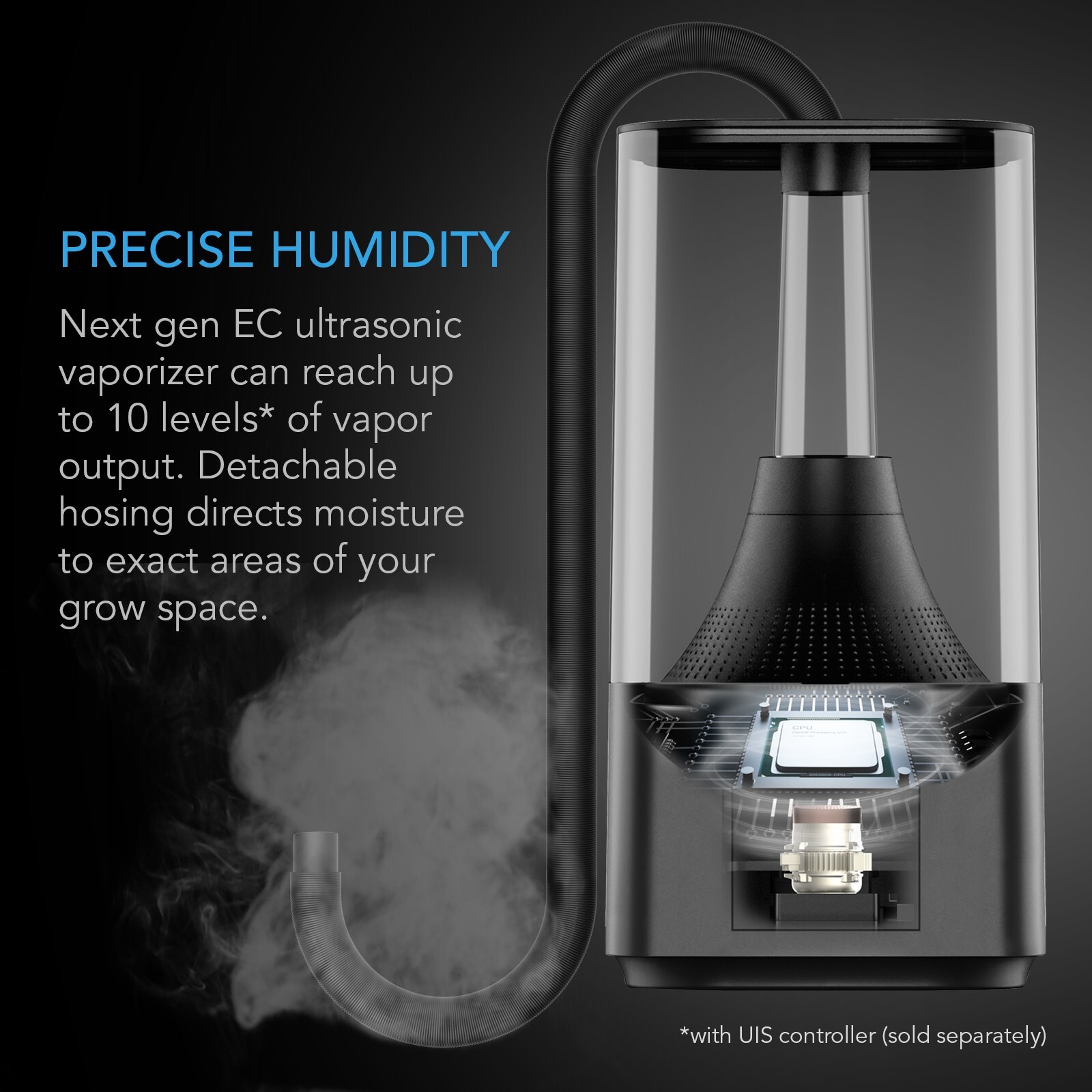 CLOUDFORGE T3, Environmental Plant Humidifier, 4.5L, Smart Controls