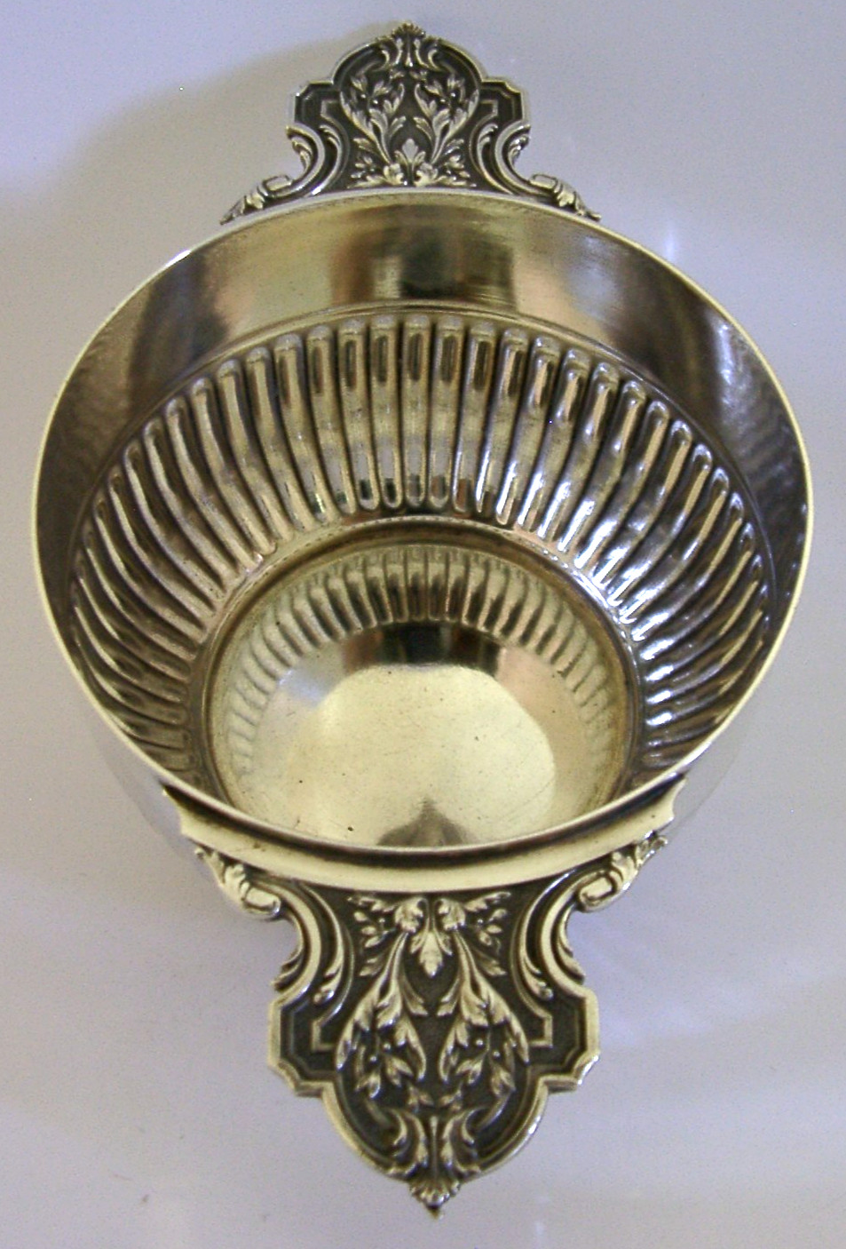 BEAUTIFUL 168g FRENCH SOLID STERLING SILVER TWO HANDLED BOWL c1890 ANTIQUE