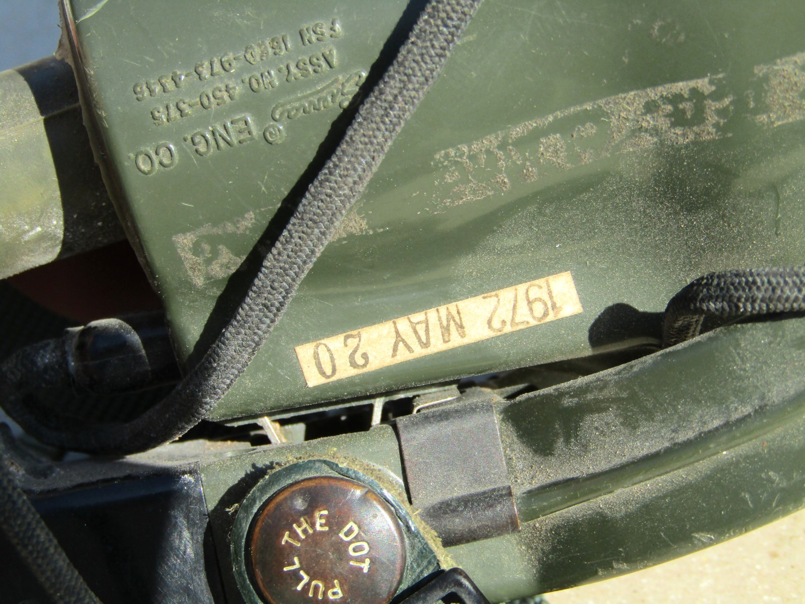 VIETNAM ERA PILOT OXYGEN MASK MBU-5/P SIERRA