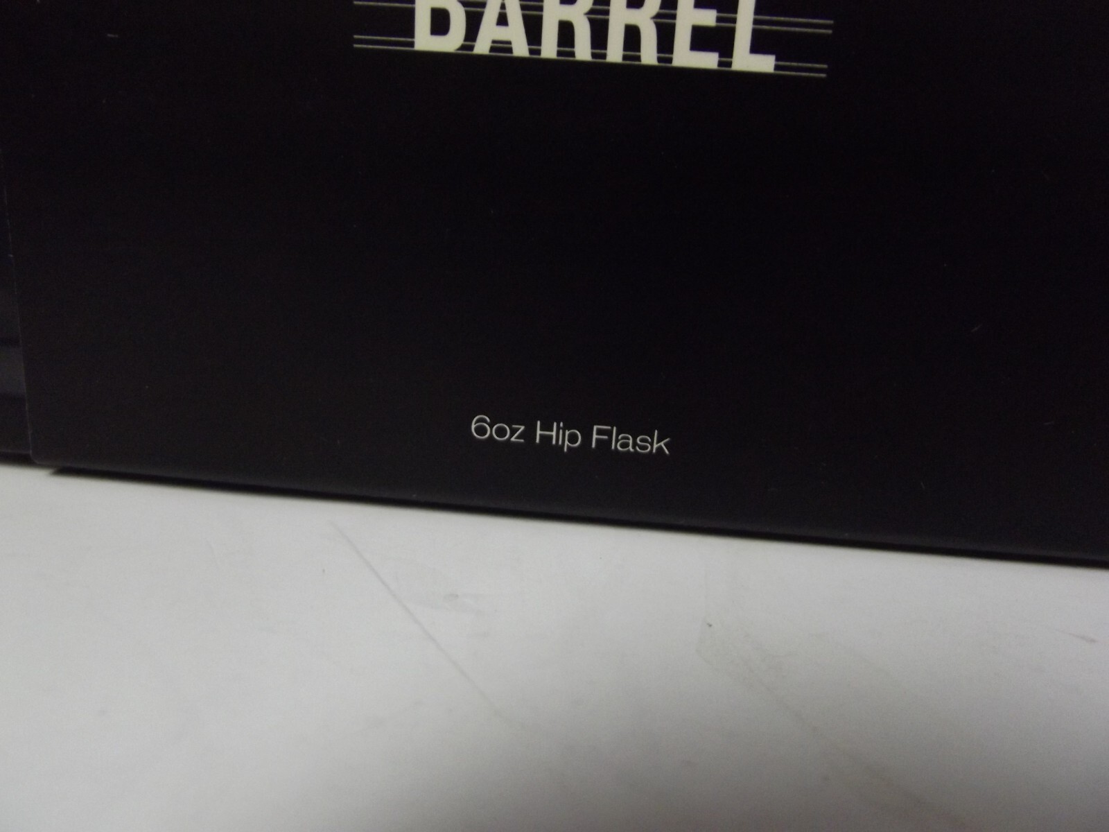 Jameson Flask Black Barrel Hip Flask In Gift Tin 6oz New Irish Whiskey