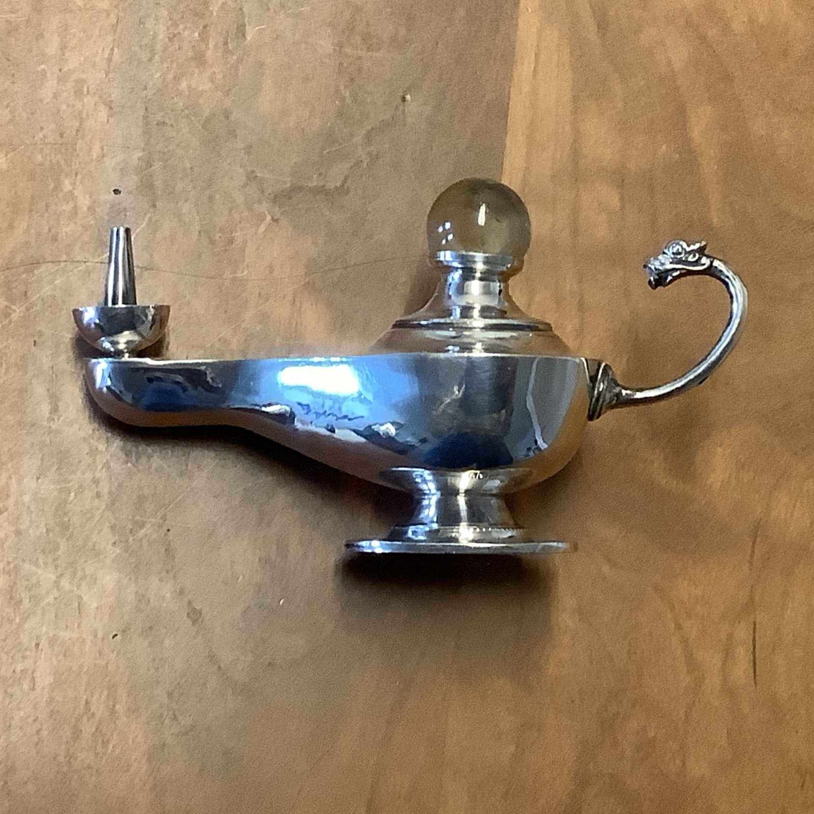 Sterling Silver Small Aladdin’s Lamp Hallmarked