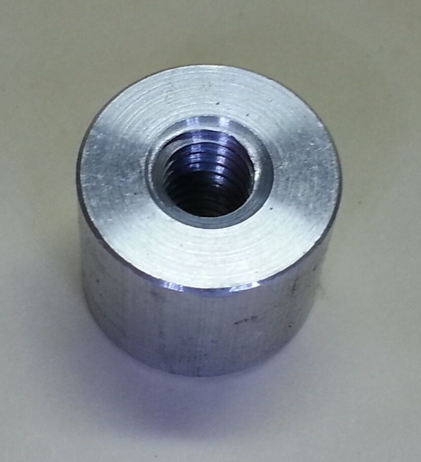 5/16 - 18  THREADED WELD BUNGS  Stand-Off .625 long BILLET ALUMINUM USA MADE