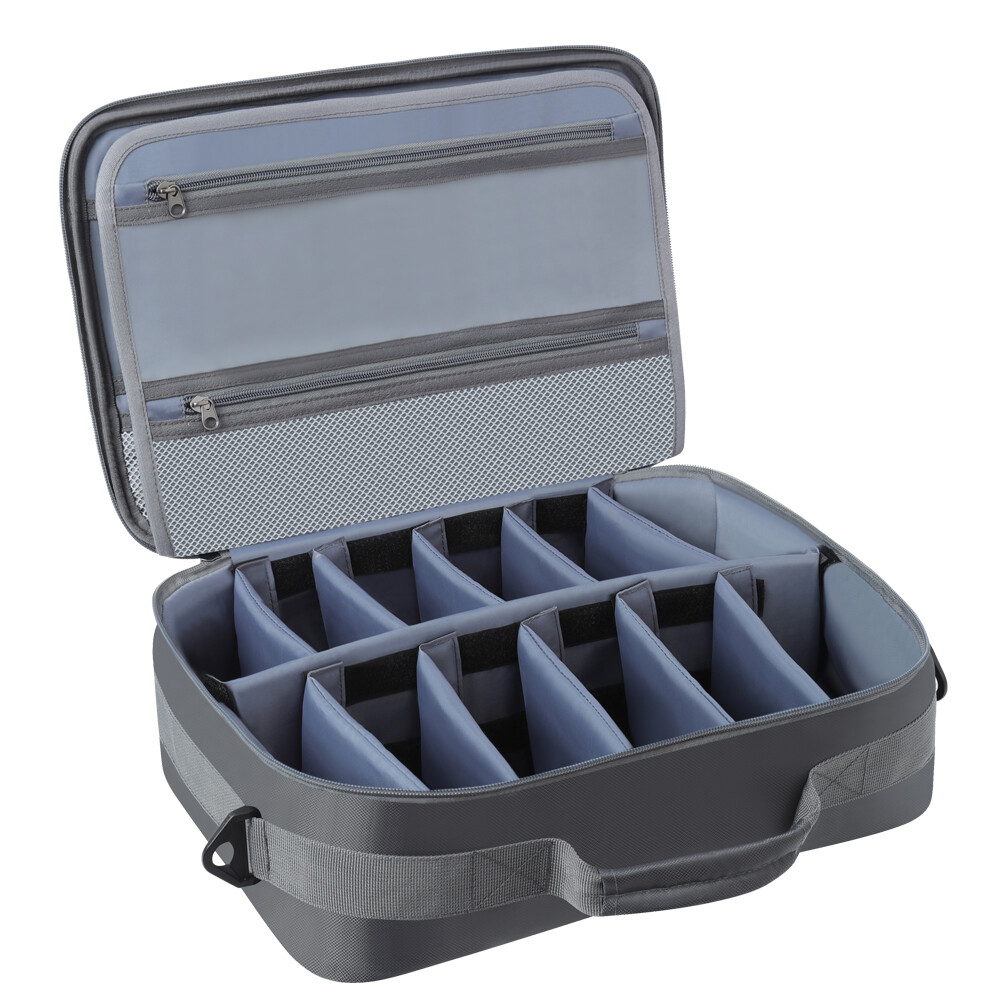 Leaf Fishing Reel case,Tackle Storage Excellent for All Type Fishing Reels,Blue