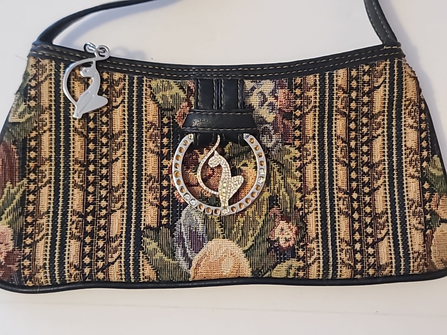 Vintage 90s Baby Phat Tapestry Purse Handbag