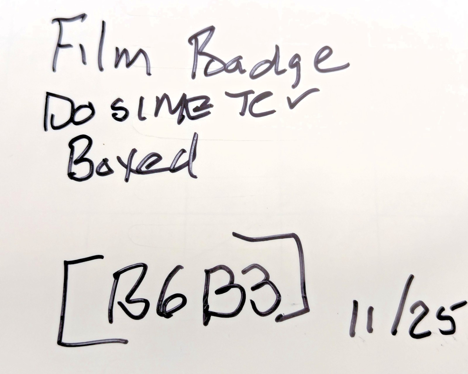 Vintage Radiation Film Badge Dosimeter Holder Military Issue Boxed [B6B3]