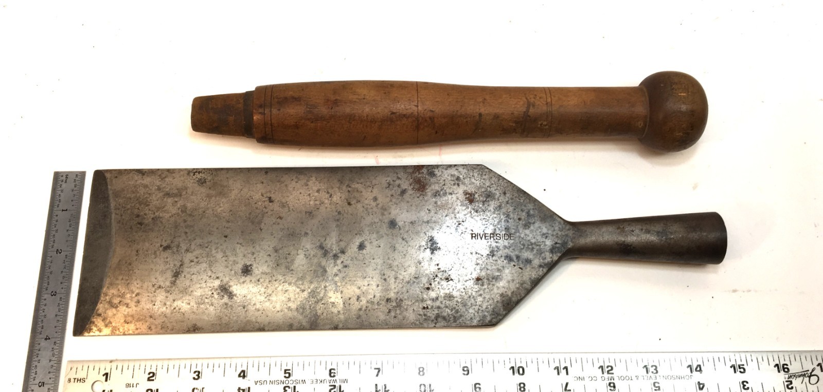 Huge - Riverside 4" Firmer Socket Chisel Timber Framing Slick Wood Woodworking