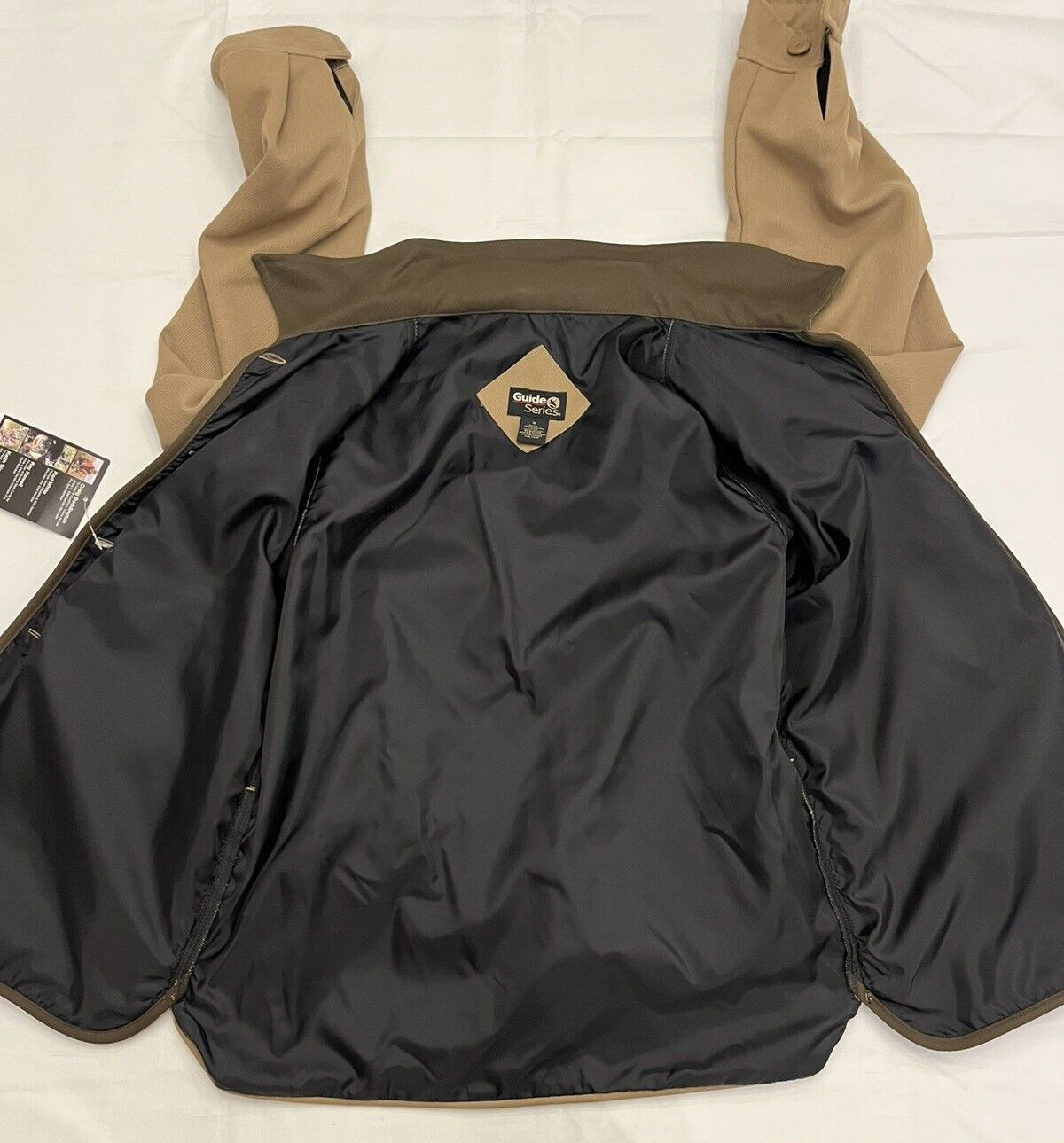 NWT Guide Series Goose Duck Pheasant Hunting Tan Khaki Jacket Coat Men's Medium