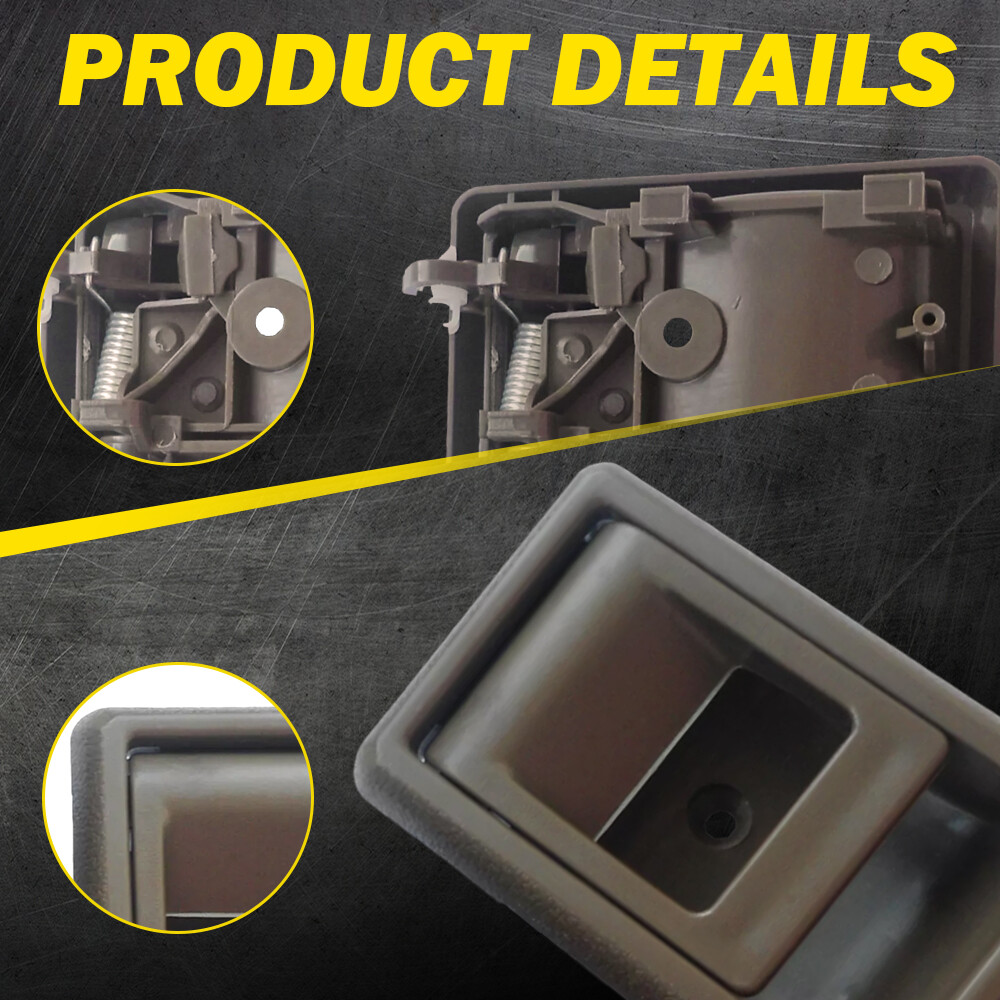 Door Handle Inner Indoor Left Right for 1995-2000 Toyota Tacoma Brown
