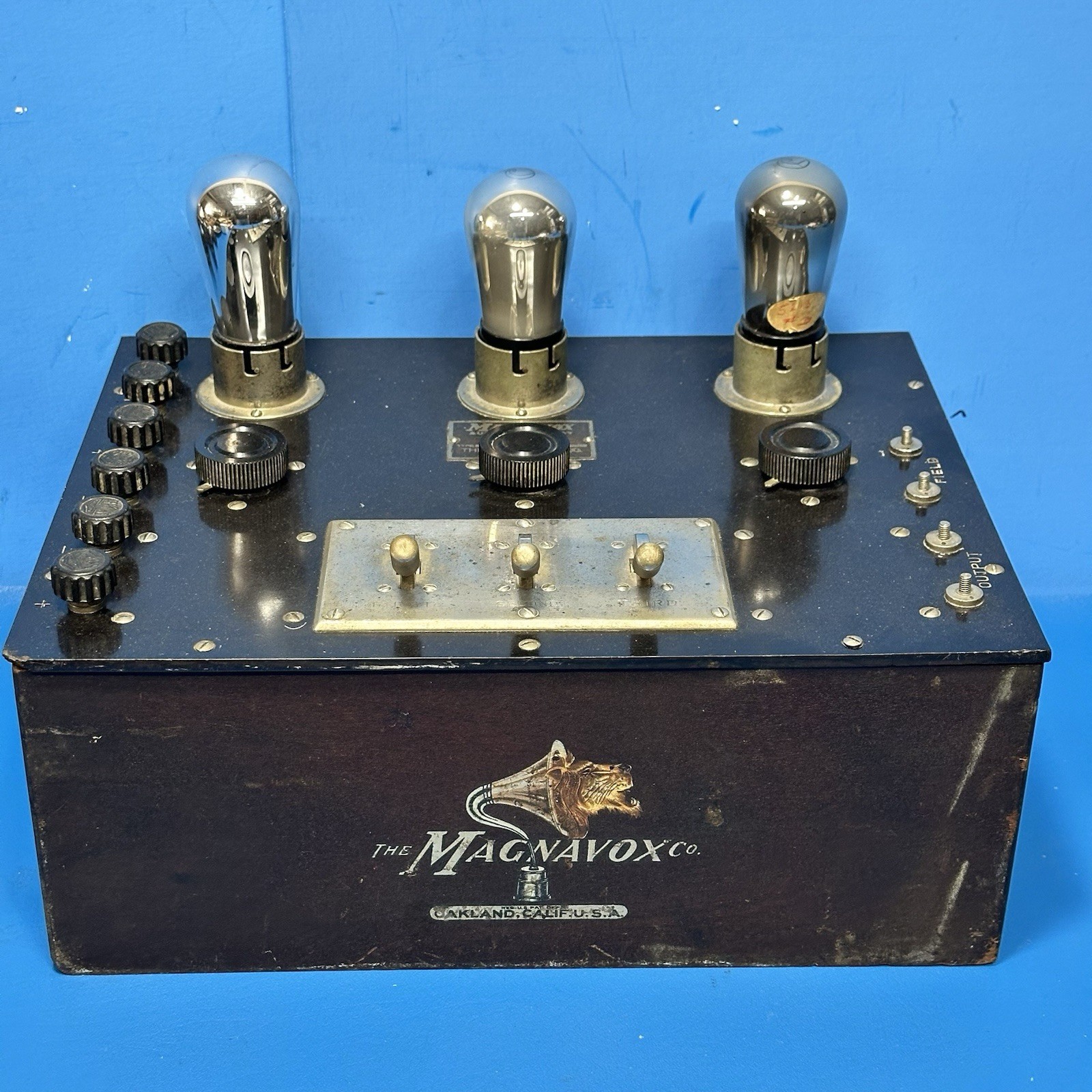 1920s MAGNAVOX AC3 AC 3 TUBE EXPOSED AMPLIFIER