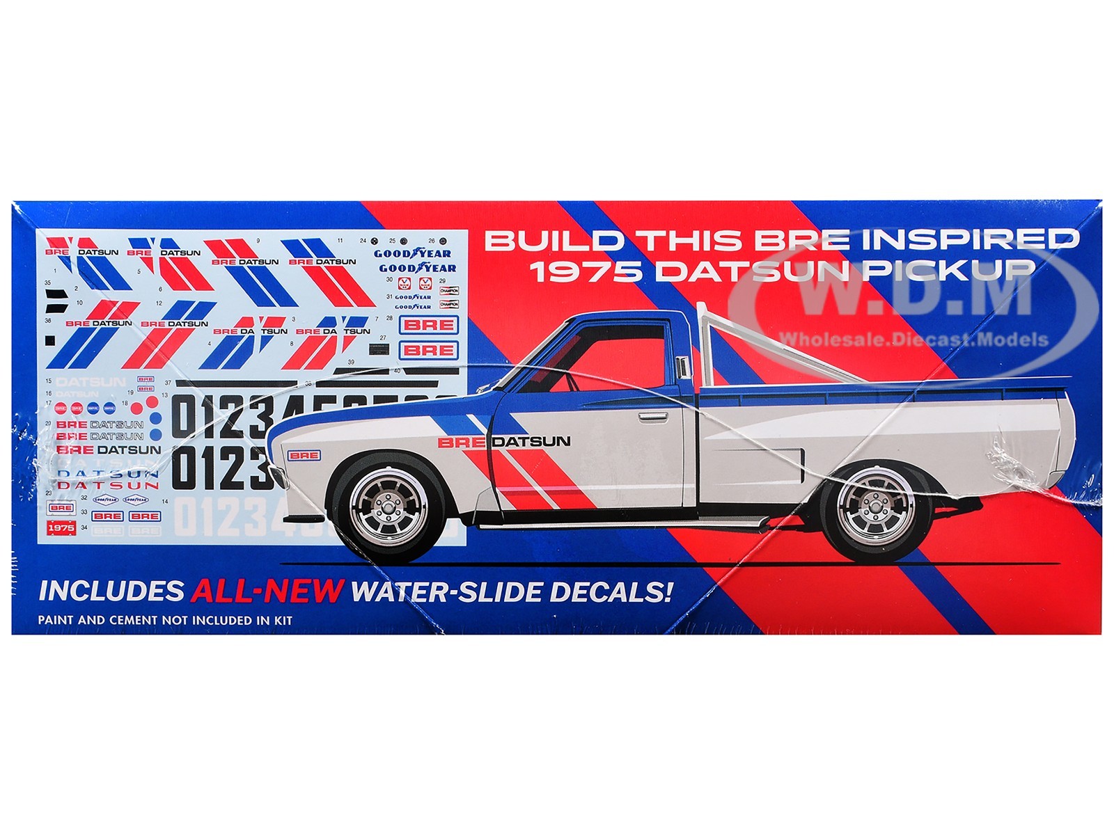 SKILL 2 MODEL KIT 1975 DATSUN PICKUP "BRE" 1/25 SCALE MODEL BY MPC MPC1029