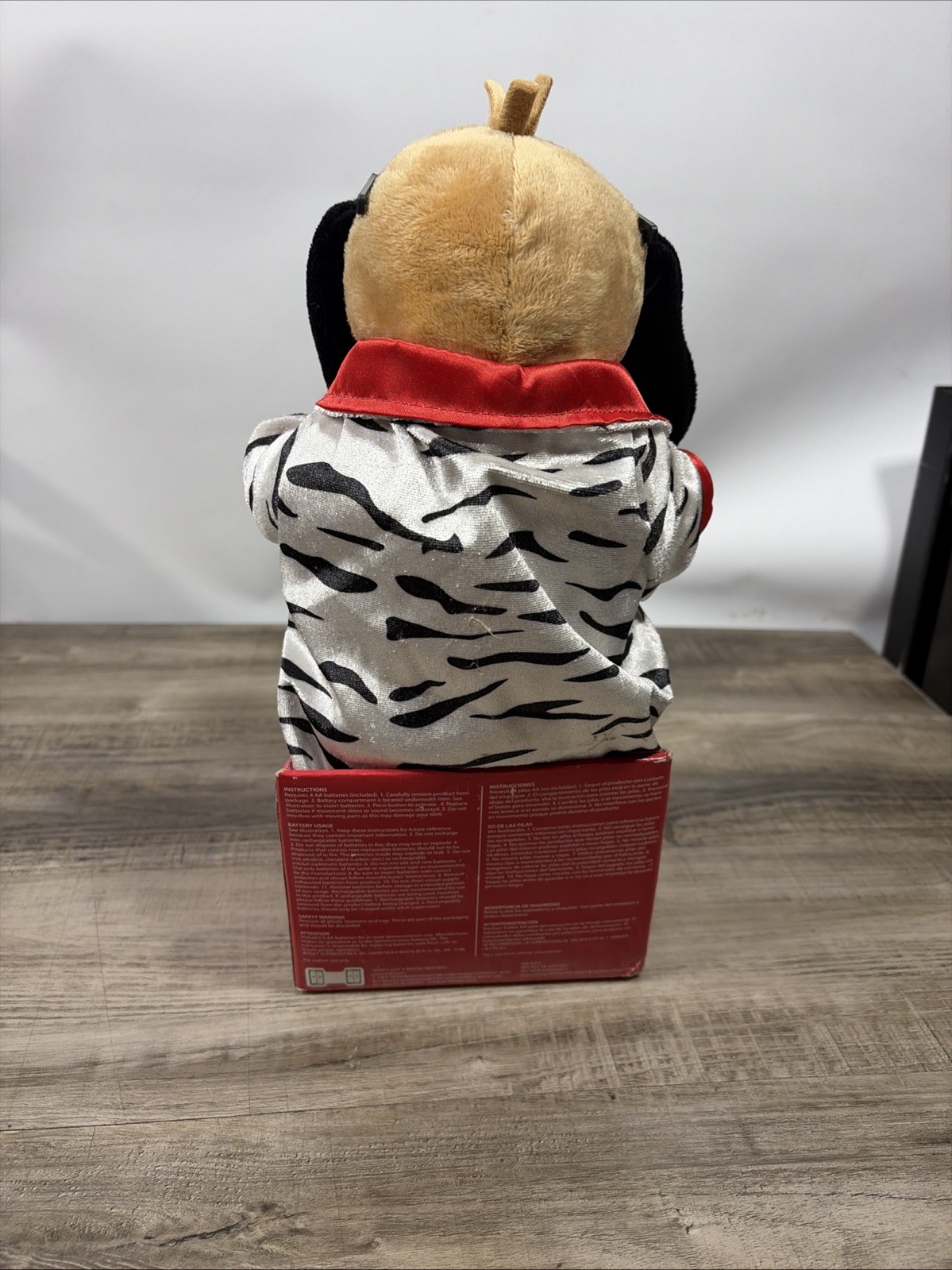 Gemmy Int Hug Me Light Up Musical Flirty Flasher 14" Dog Plush Valentines - New