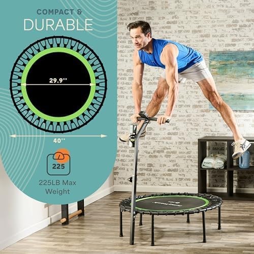 Lifepro JumpTrack 40” Rebounder Trampoline – 225 lb (Open Box)