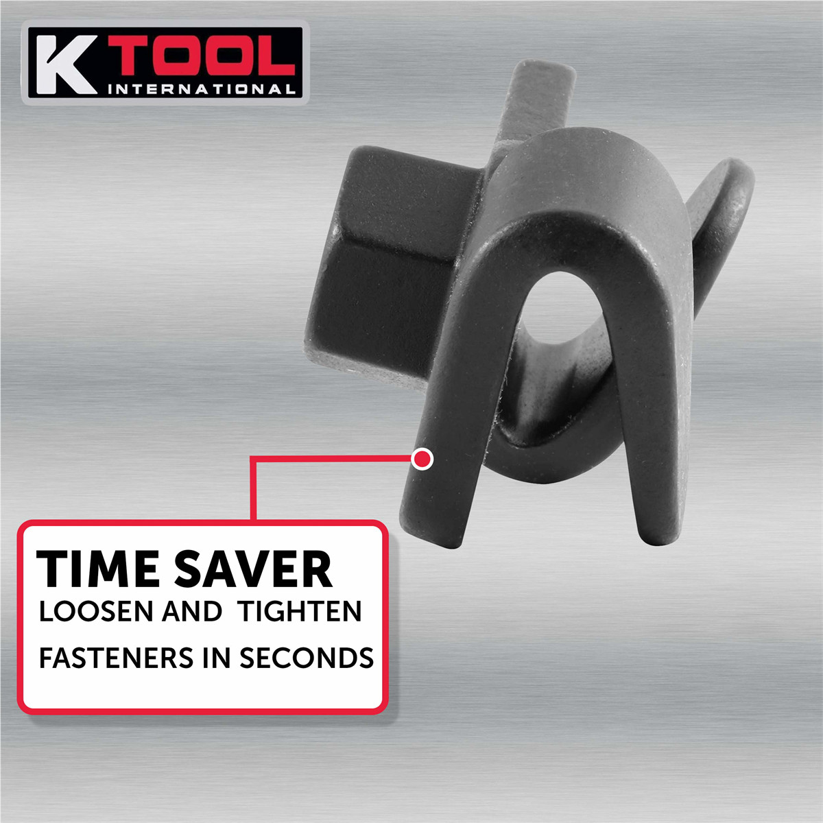 K Tool 49403 Universal Wrench Extender, Torque Enhancer, Hex Drive