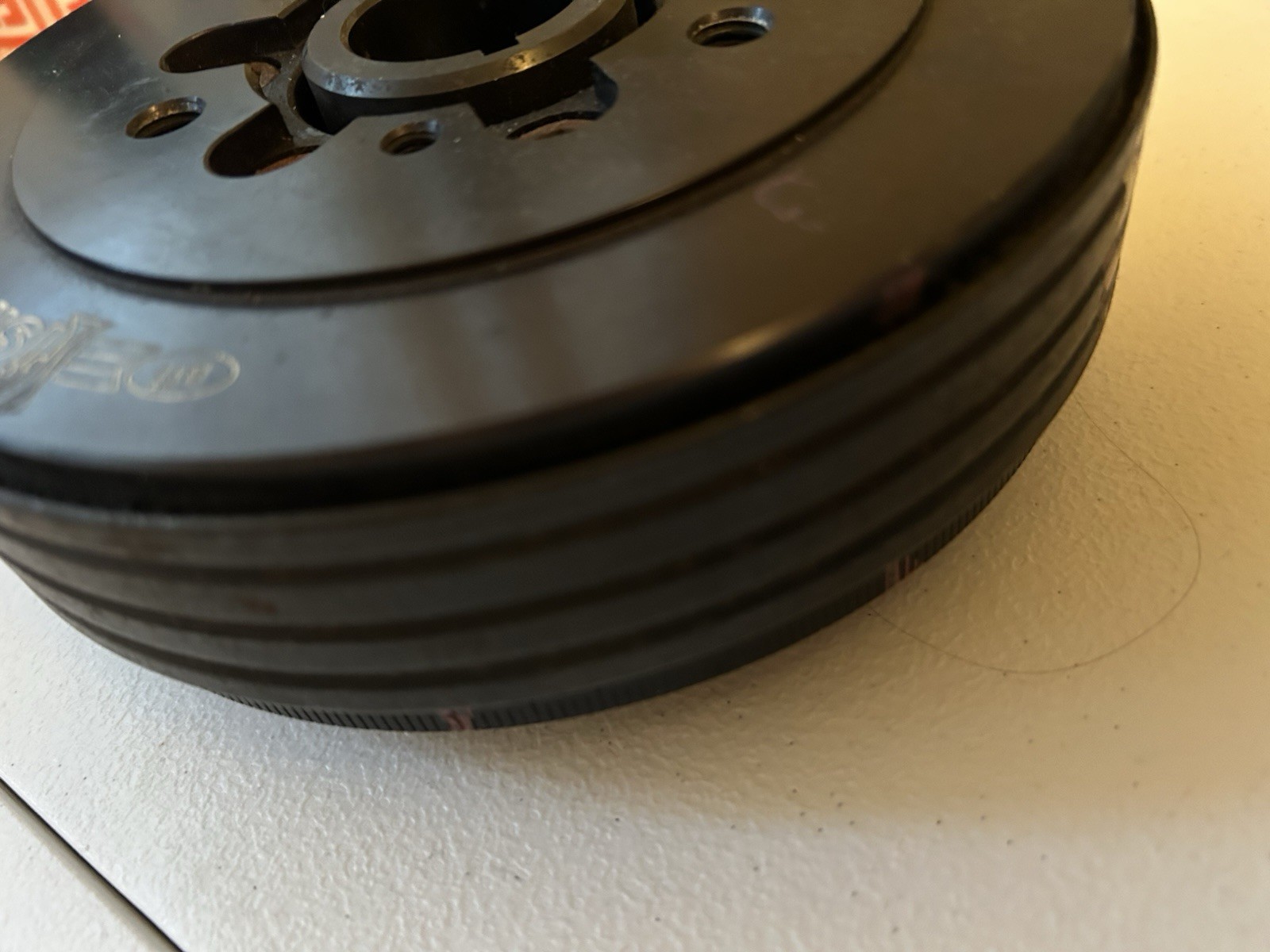 Vintage Chevy 350 Fischer Racing Harmonic Damper 6.75” SCCA