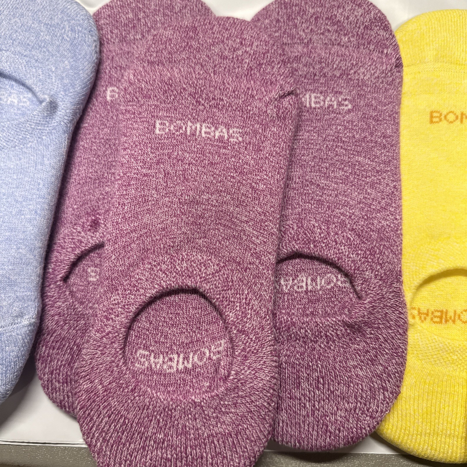 12Pack Bombas Women's Lightweight No Show Socks Mixed Bright Colors Size Medium