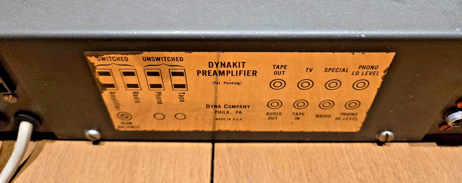 Vintage Dynakit PreAmp Tested Working