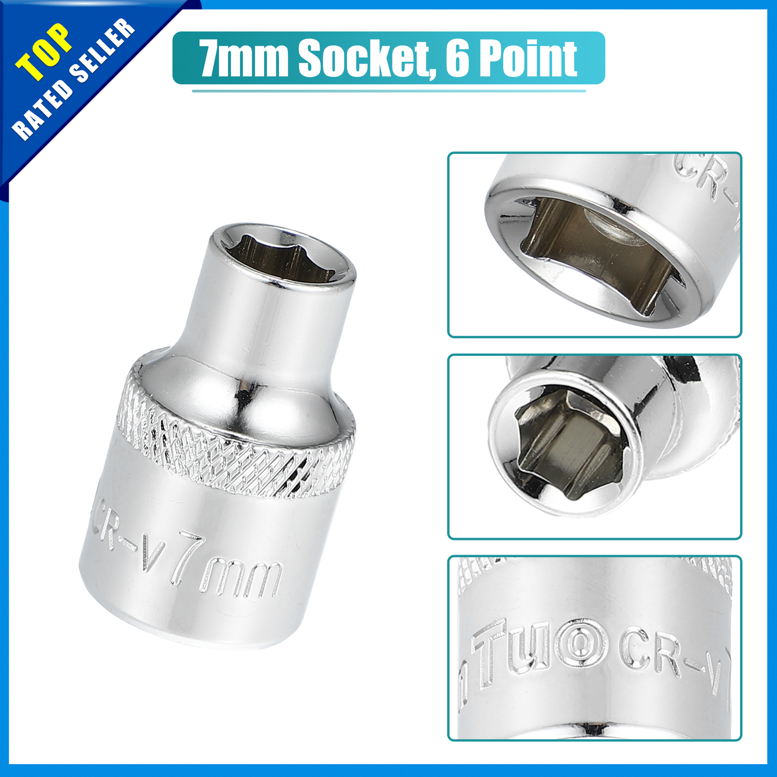 Universal A/C Compressor Clutch HUB Remover Tool 7mm Socket for Car Set of 1