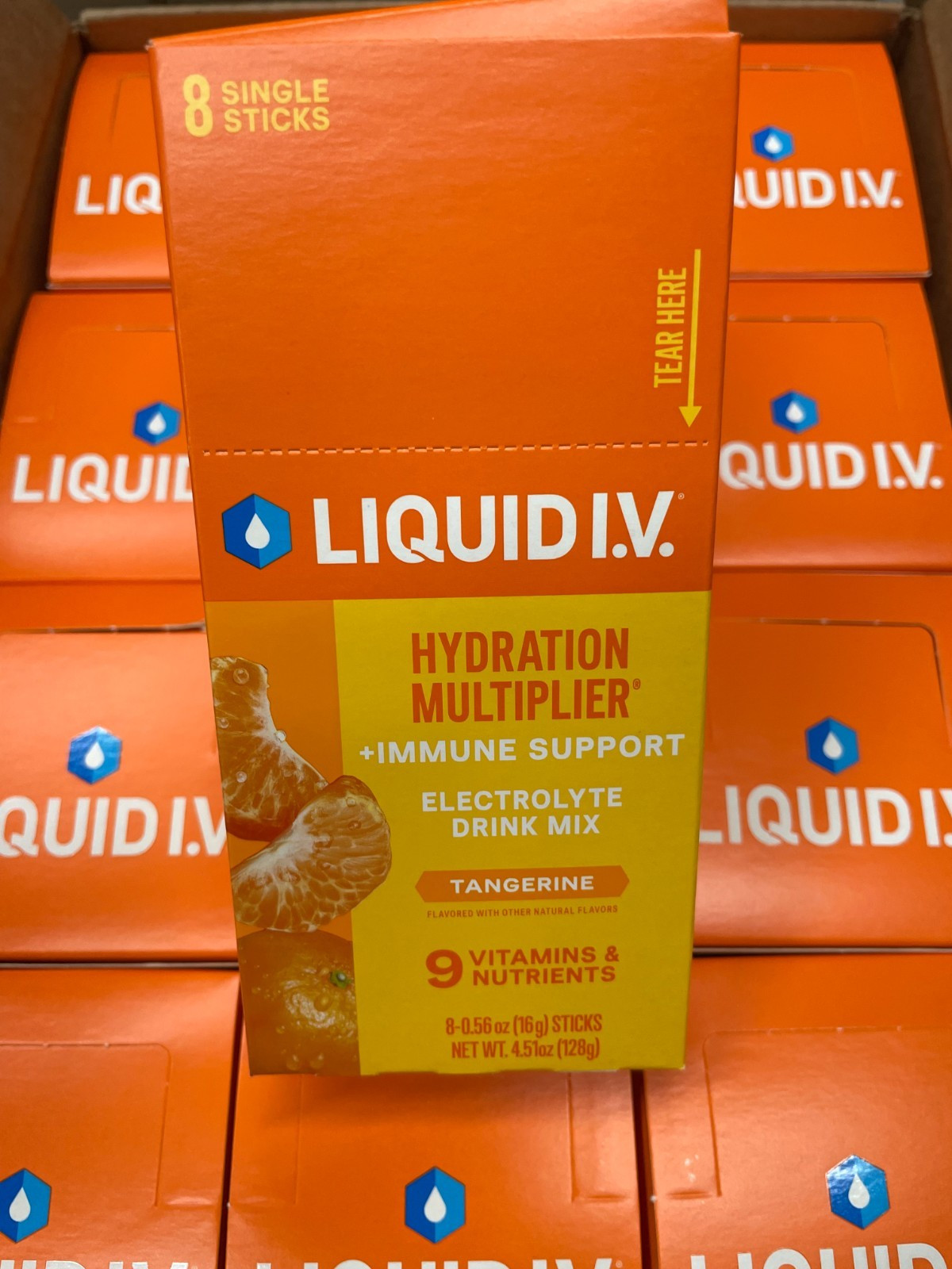 Liquid IV Tangerine Immune Support 96 packets. Best By October 2027