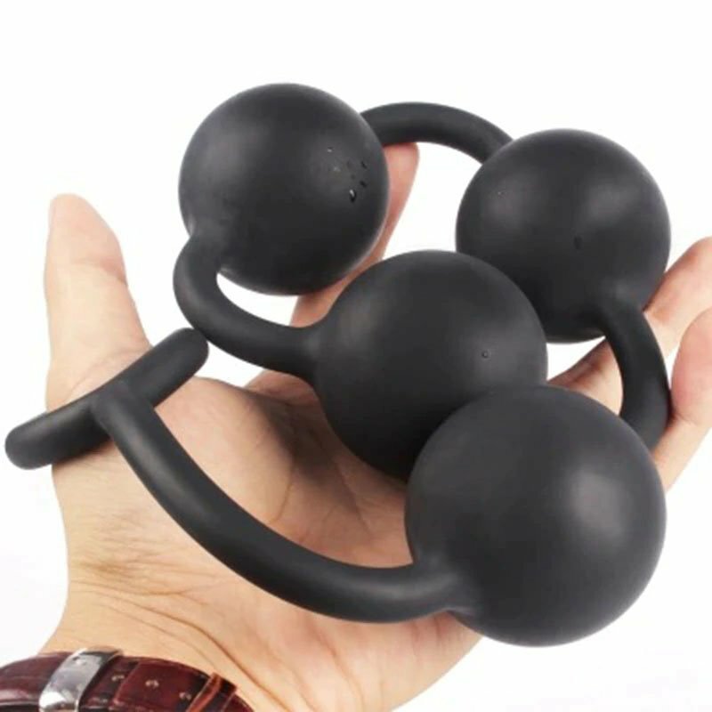 Cannonballs Giant Huge Extra Large XL Silicone Anal Ball Beads Butt Plug