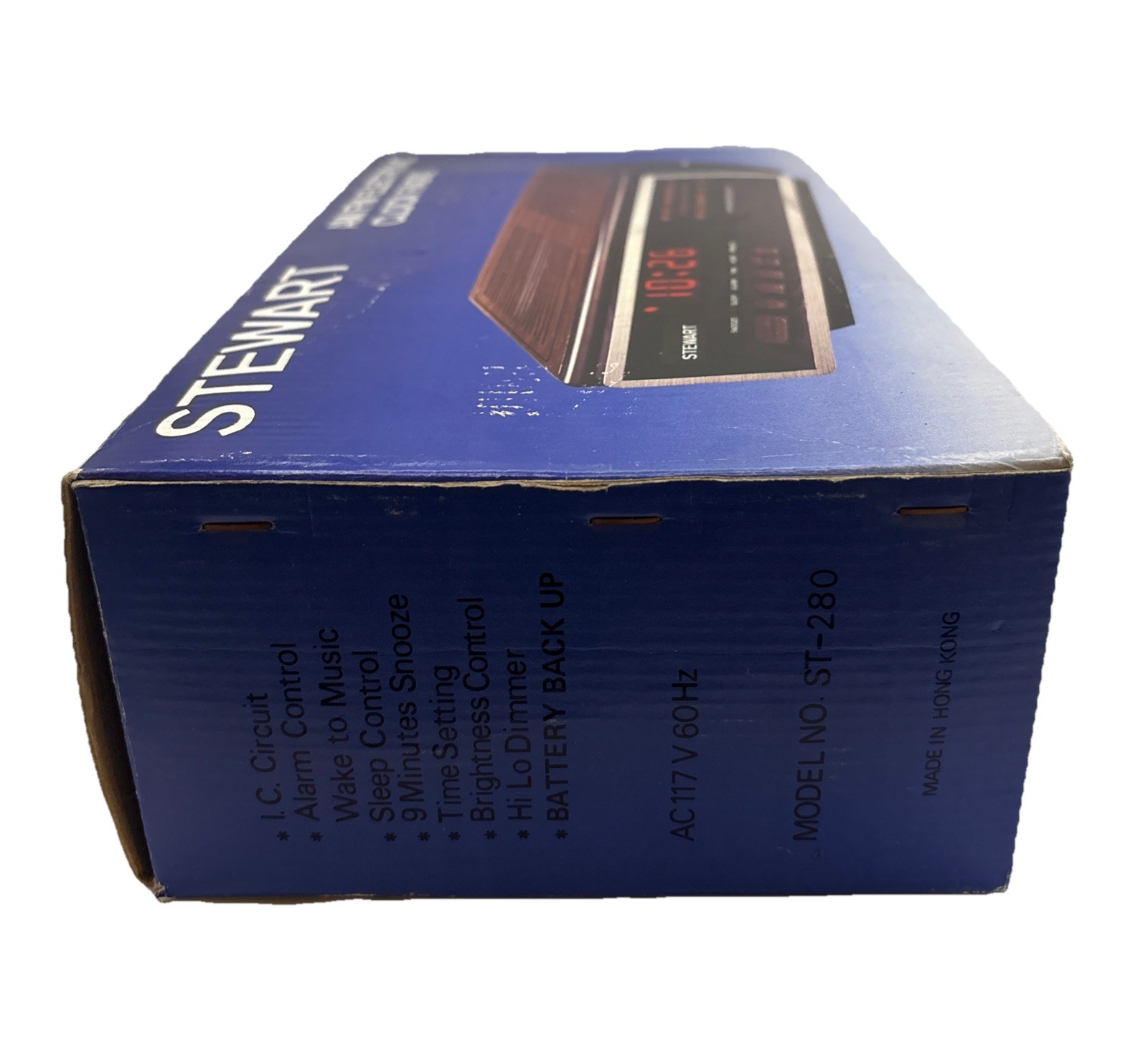 Vintage Stewart AM FM Radio Alarm Clock 1983 Model ST280 New!