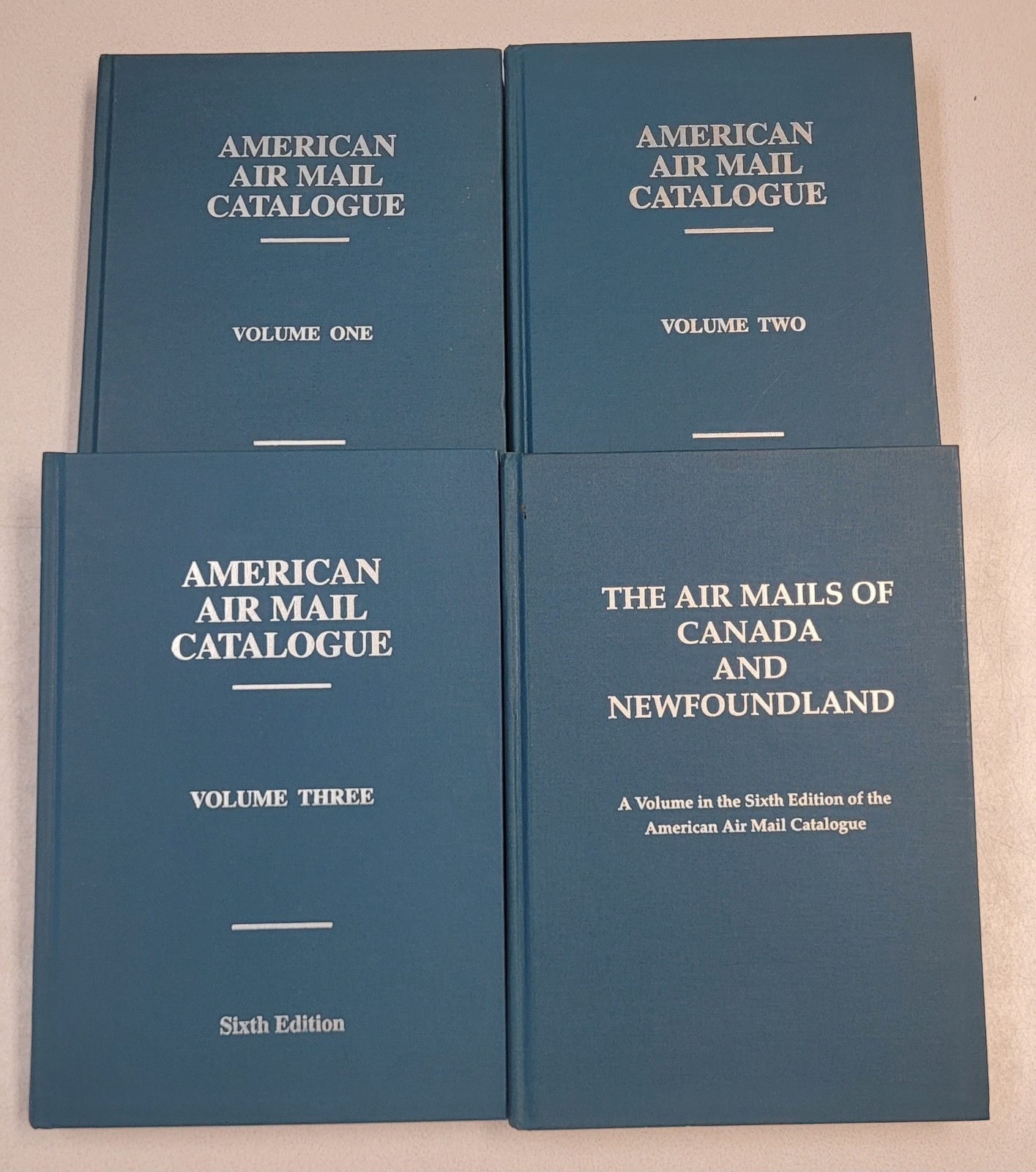 AAMC American Airmail Catalogue 6th Ed. FULL 4 Vol. Set w Canada & Newfoundland
