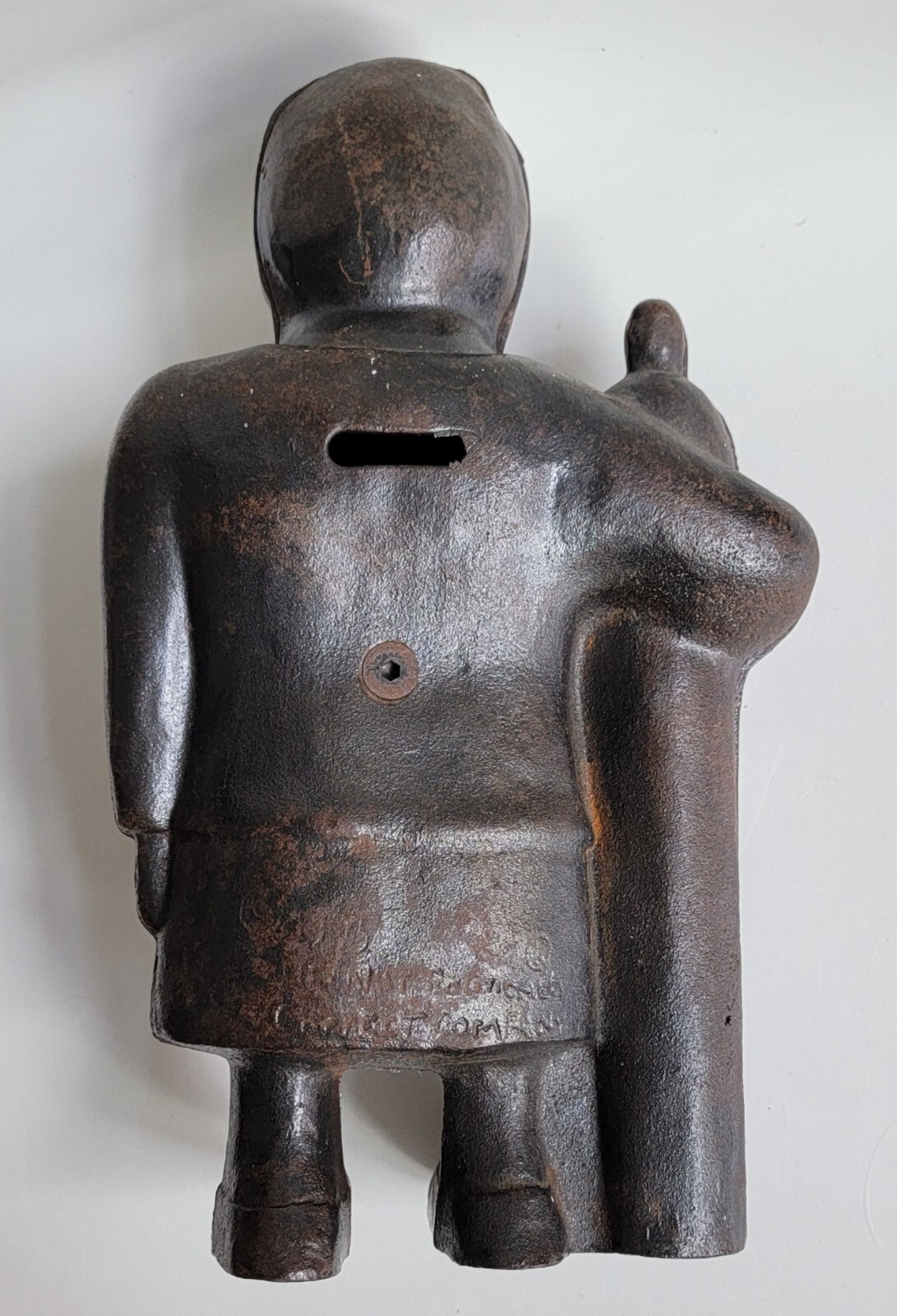 JANET RENO Cast Iron Bank WACO Siege ©1995 The Not Politically Correct Co RARE