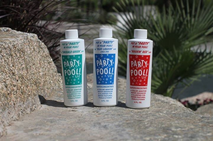 Party Pool Super-Concentrate Pool Dye GREEN BLUE RED - Gender Reveal Water Dye