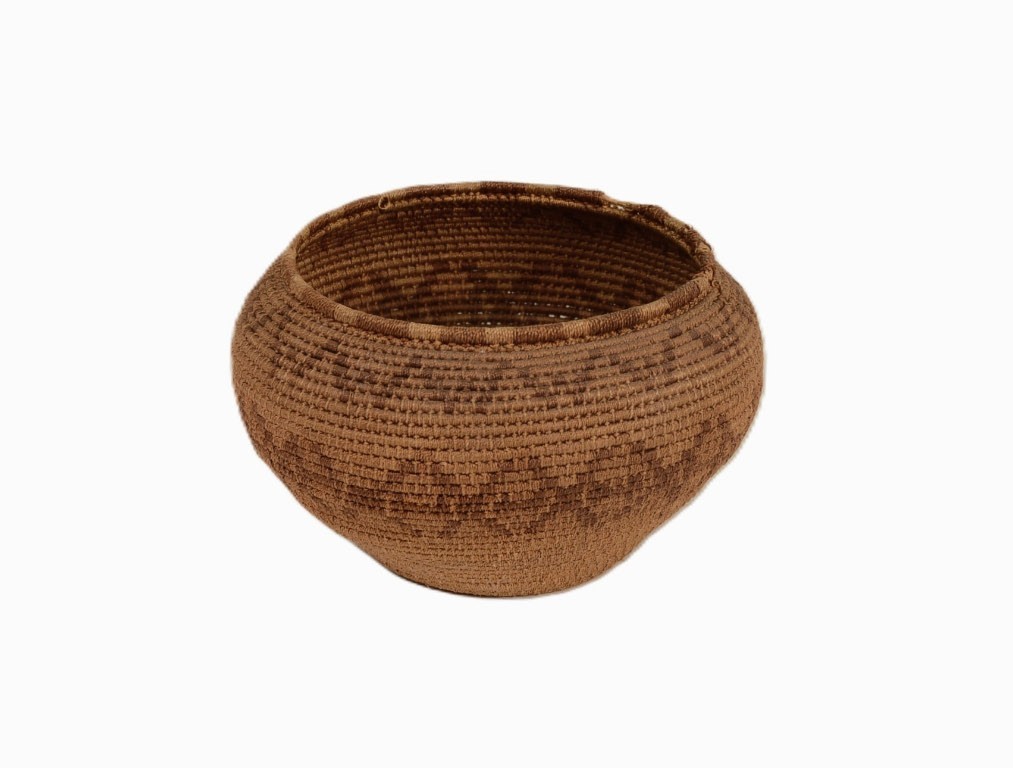 Very Fine Antique Indian School or Kit Basket