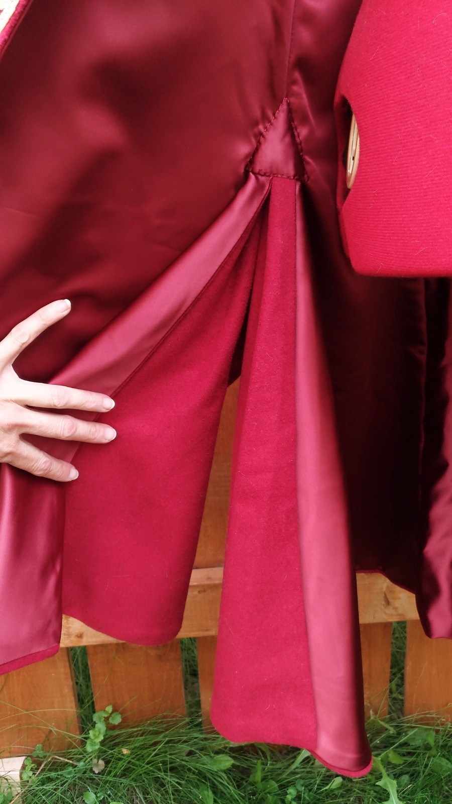 Rococo/Pirate/Captain 18th century Frock Coat, Red