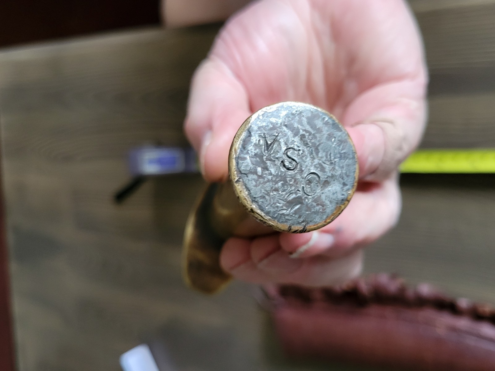 Civil War Brass Handle Bowie Fighting Knife Used Free Shipping