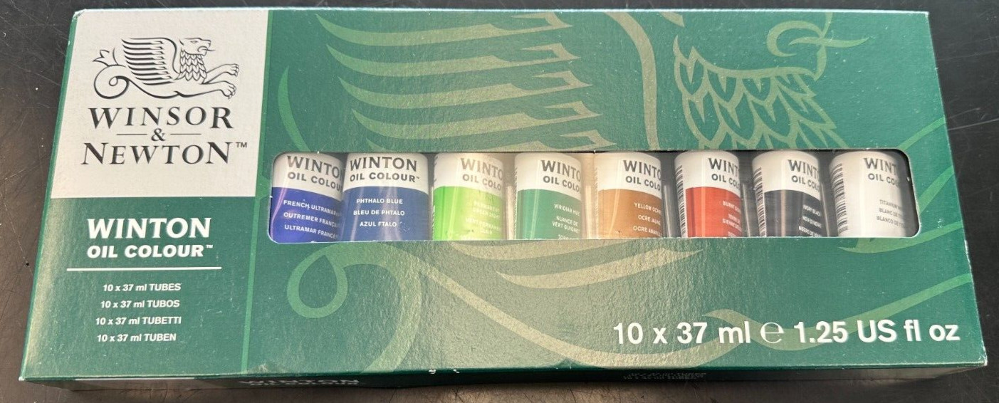 WINSOR & NEWTON OIL COLOUR 10 X 37 ML 1.25 US FL OZ
