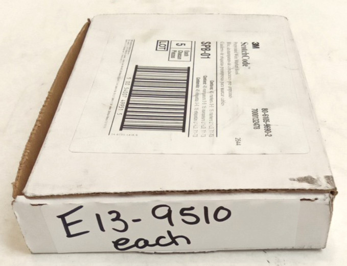 3M 7000132478 ScotchCode SPB-01 PrePrinted Wire Marker Book