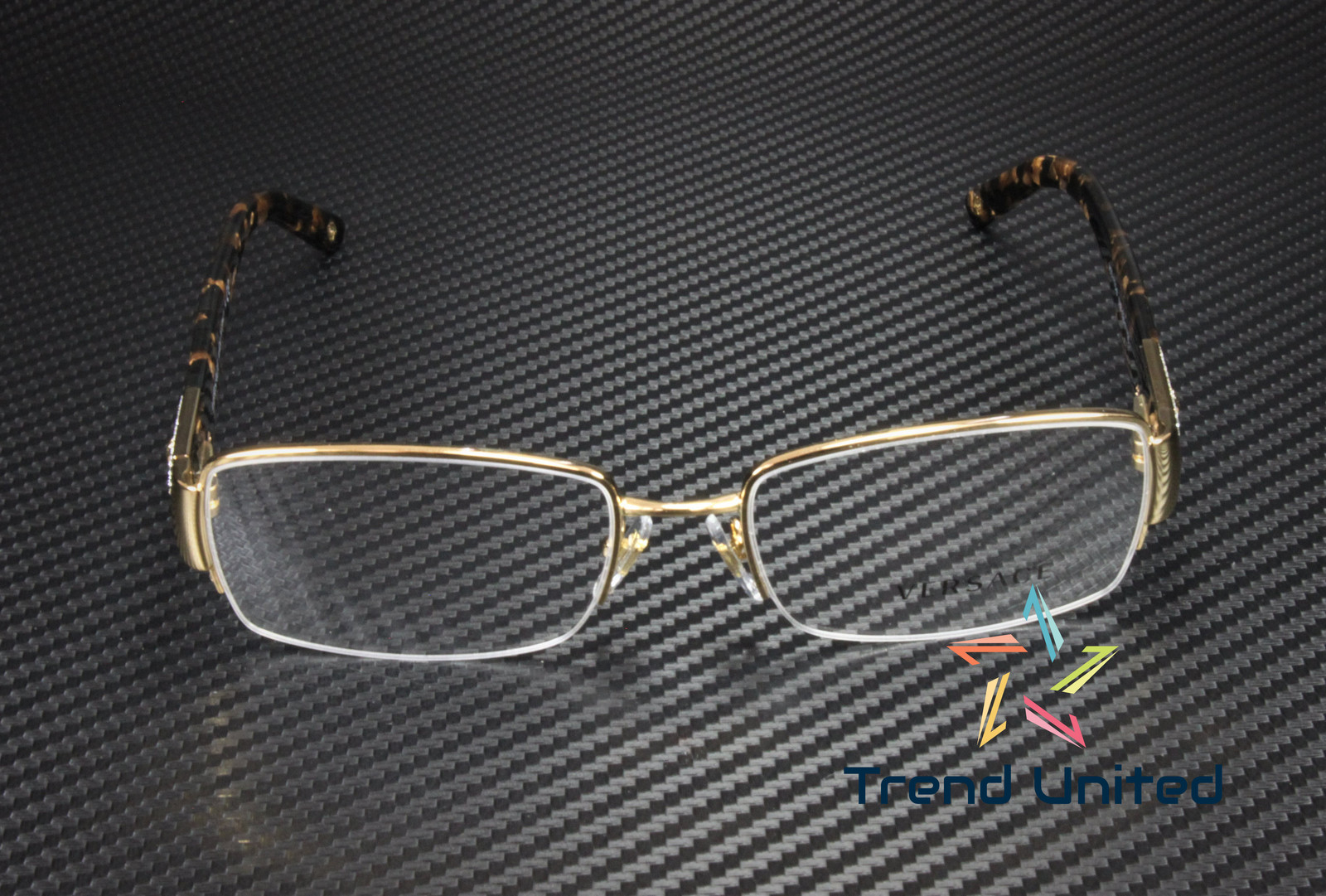 VERSACE VE1175B 1002 Gold Demo Lens 53 mm Women's Eyeglasses