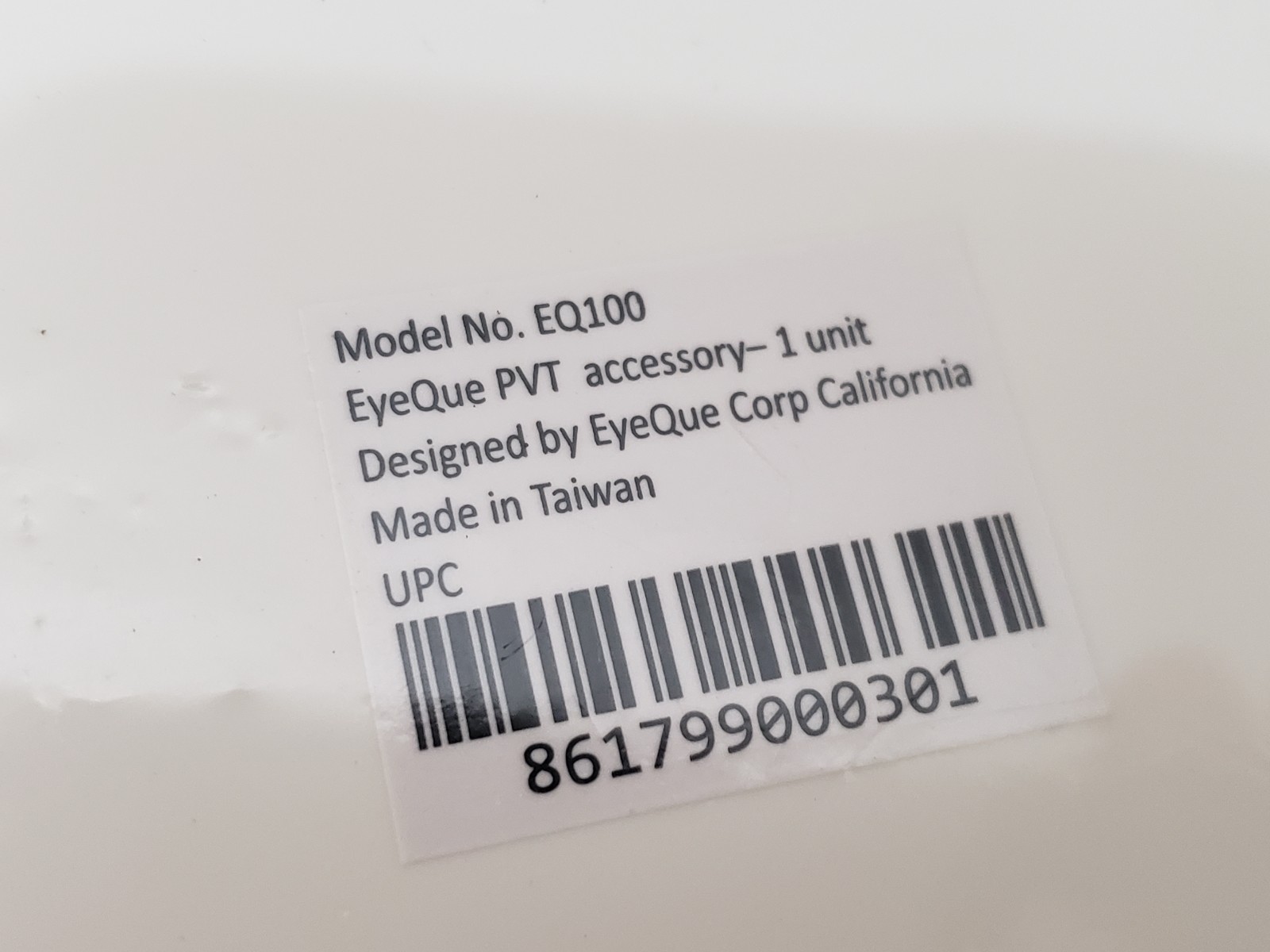 EyeQue Personal Vision Tracker Ophthalmic Refractometer Home Test EYEPIECE ONLY