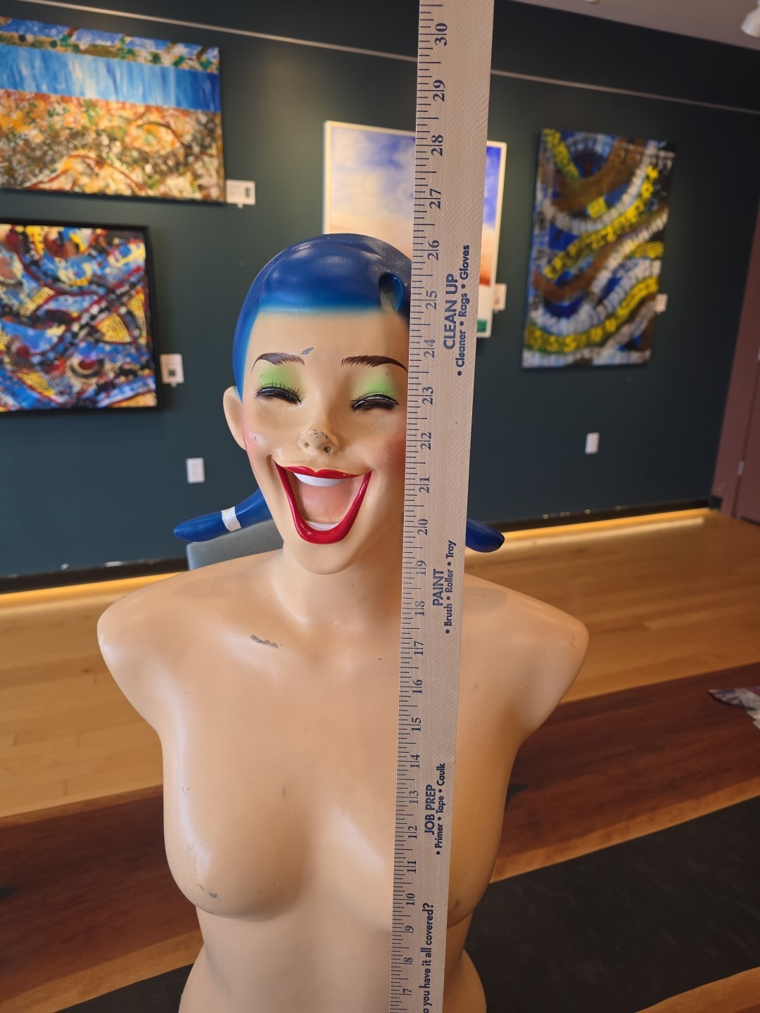 80's Big Smile Mannequin Bust