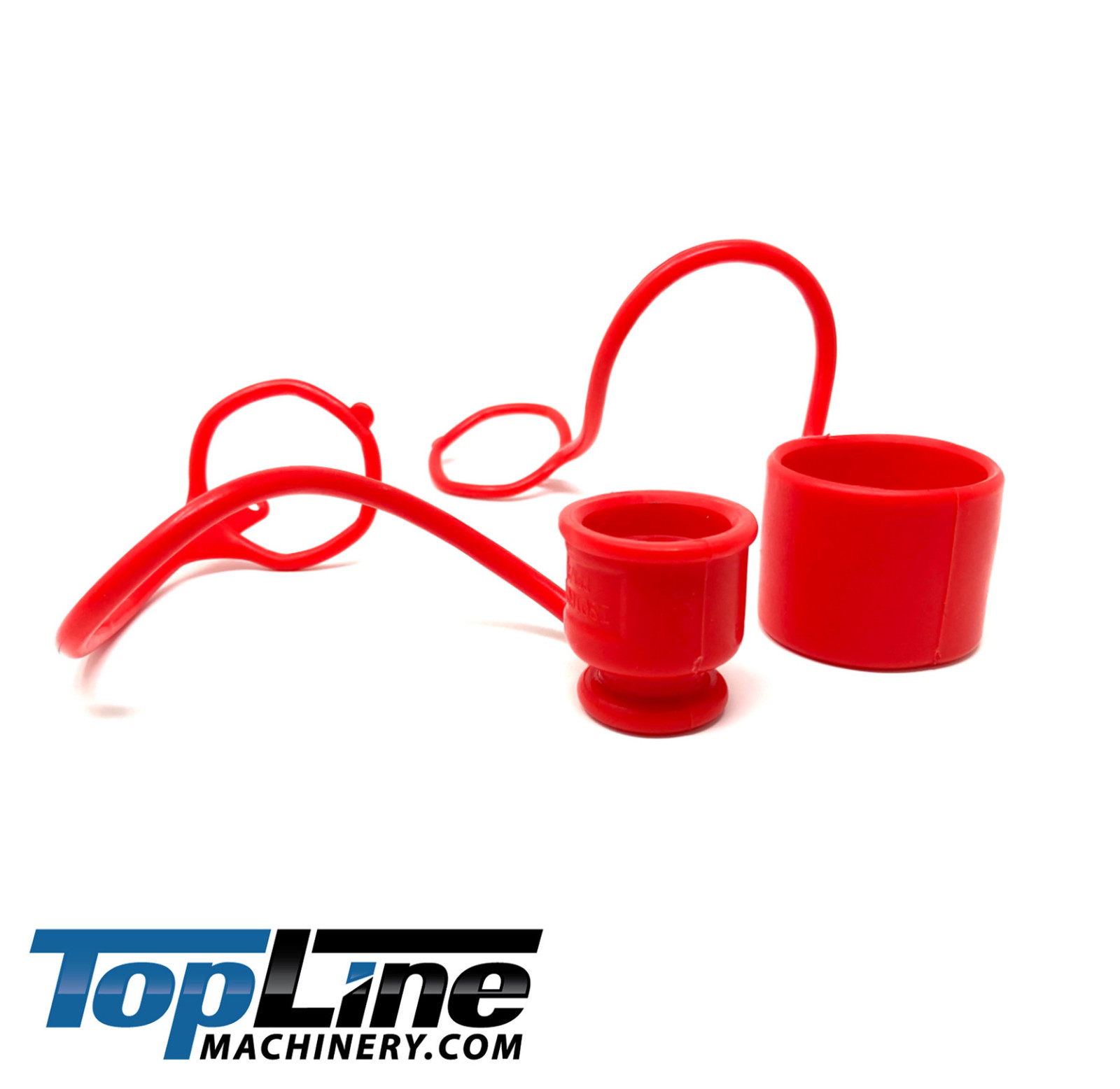 1/2" body Dust cap set for Flat Face Hydraulic quick coupler Bobcat skid steer