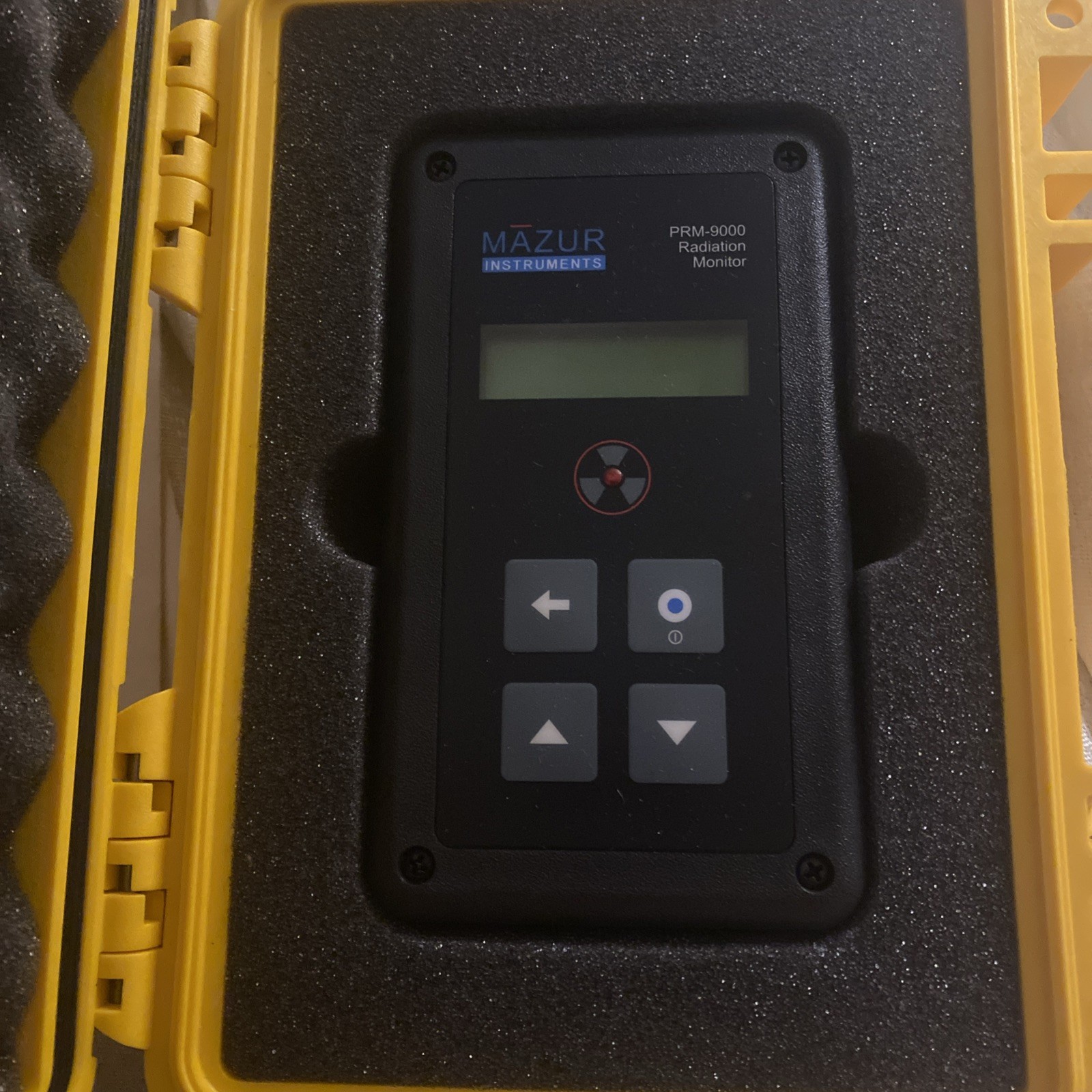 PRM-9000 geiger counter/nuclear radiation detector , Mazur instruments