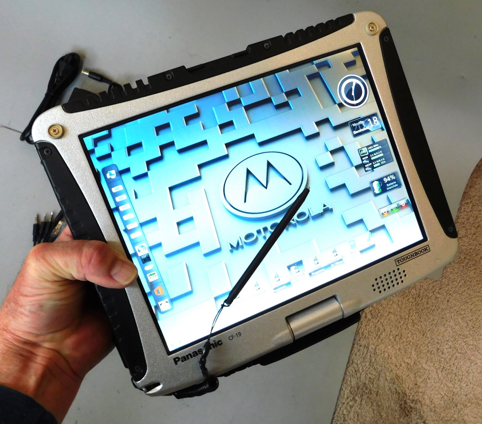 Toughbook CF-19 MK3 HAM Radio Triple Boot Laptop w/SDR 512GB SSD 4 GB & Serial