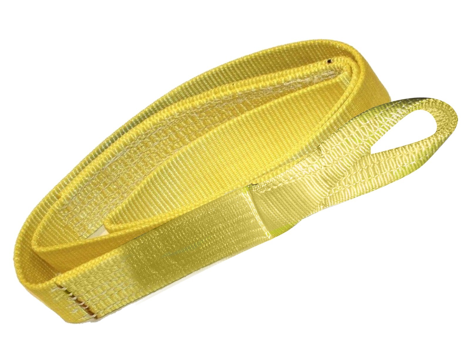 4" x 20' Nylon Web Lifting Sling Eye & Eye 4-ply Heavy Duty Tow Crane Recovery