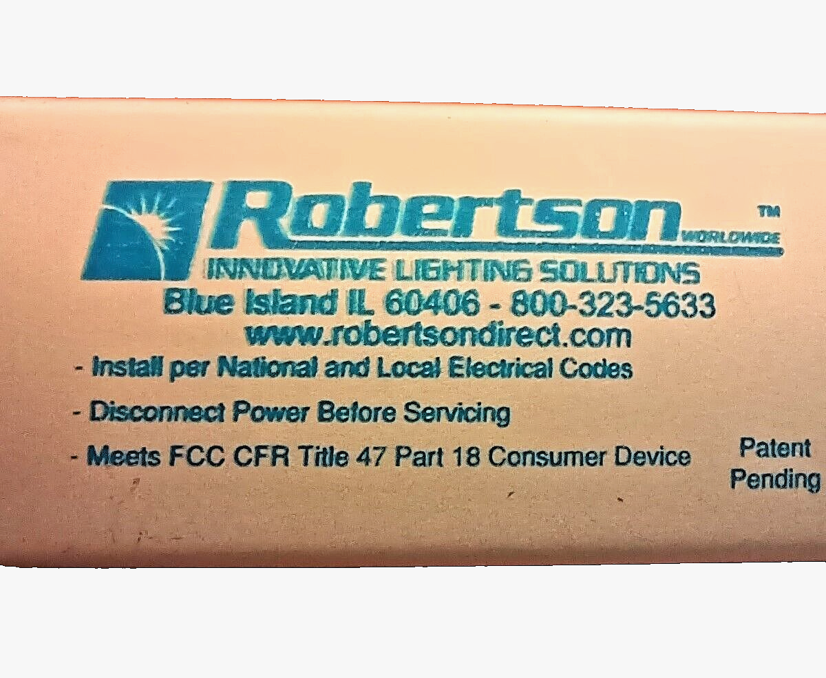 Robertson RSZ132T8120 Electronic Ballast, 120V, 50/60Hz, 0.40A UL/CSA [73-515]