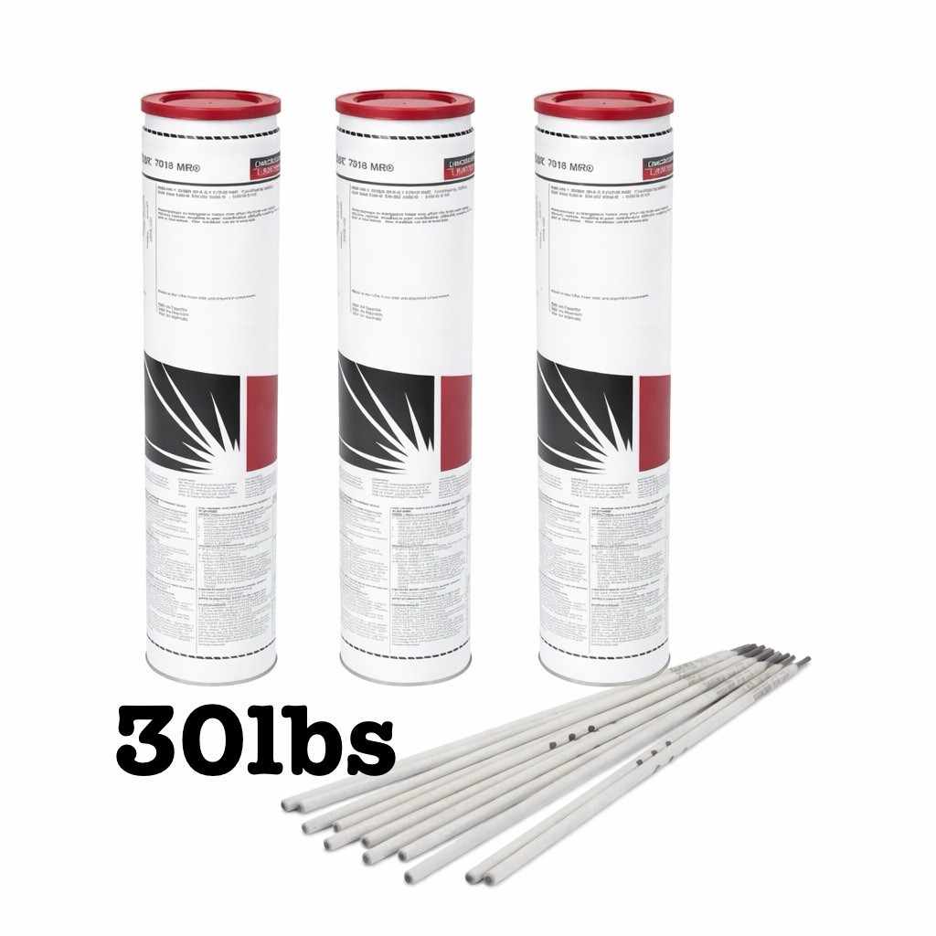 Lincoln ED032589 1/8" x 14" Excalibur 7018 MR Stick Electrodes 3-10lb Cans 30lbs