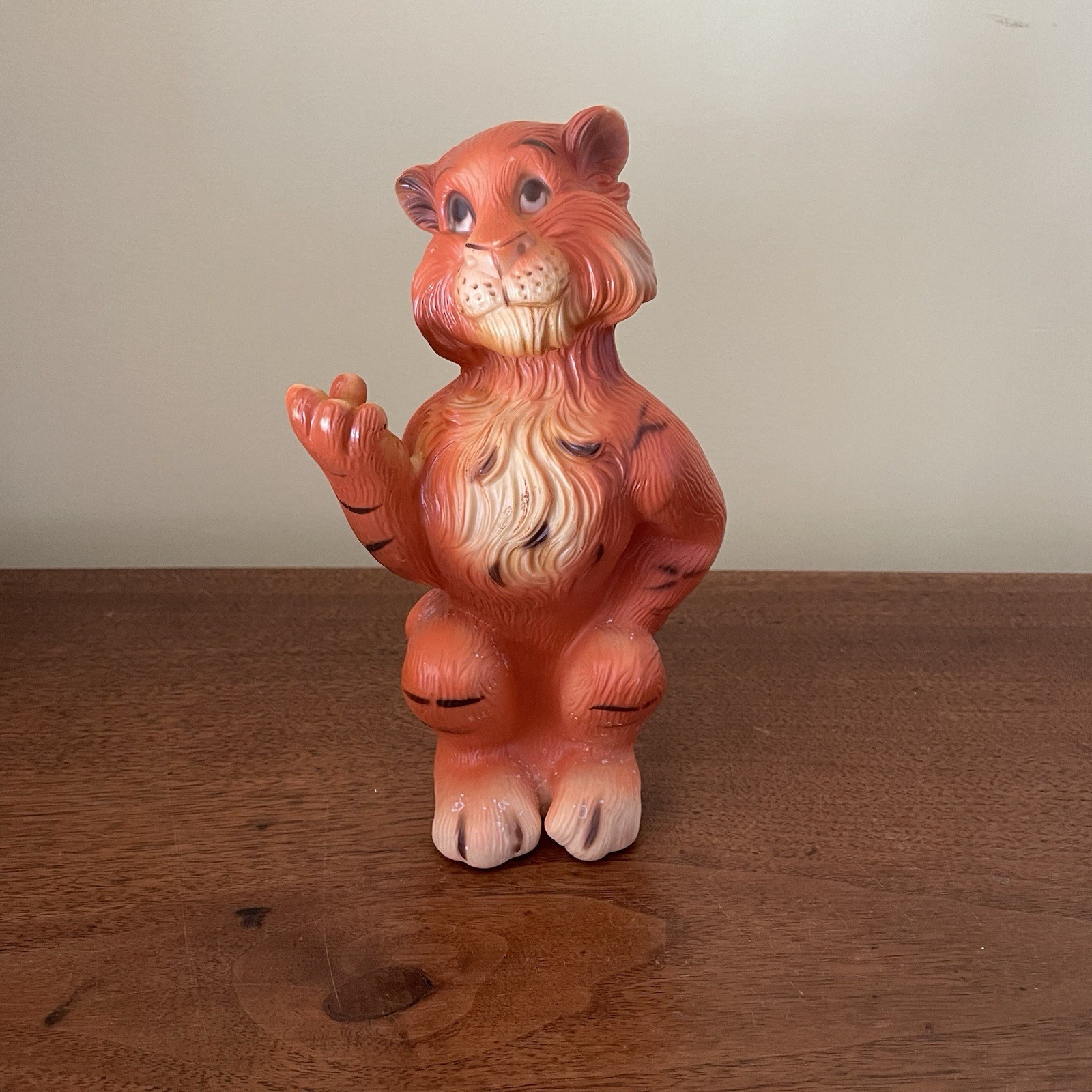 Vintage ESSO Tiger 8.5" Plastic Coin Bank Humble Oil Exxon Gasoline Collectible