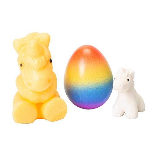 2PC Surprise Growing Unicorn Hatching Rainbow Egg Kids Toy