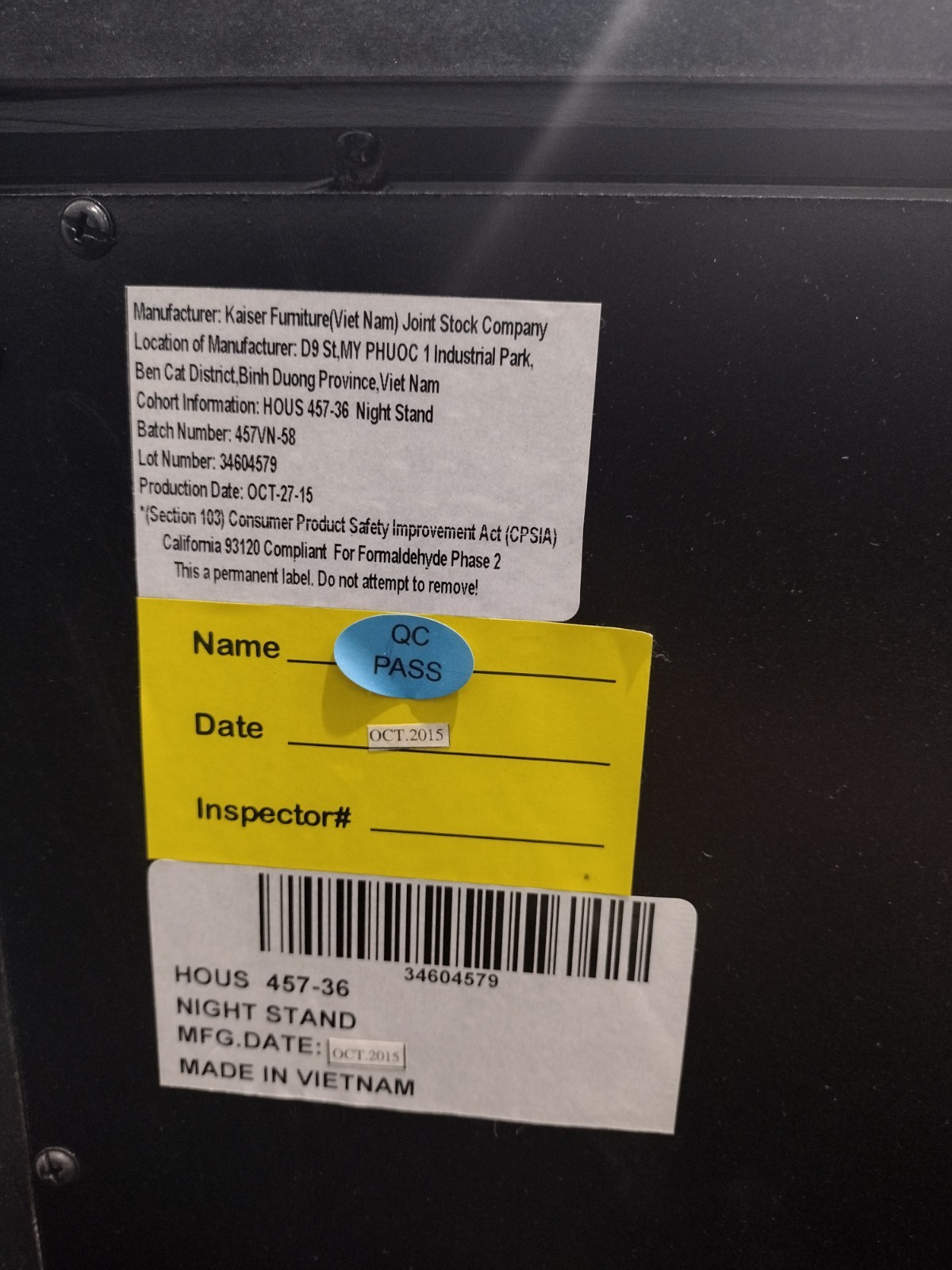 Set of 2 Nightstands from Rooms To Go